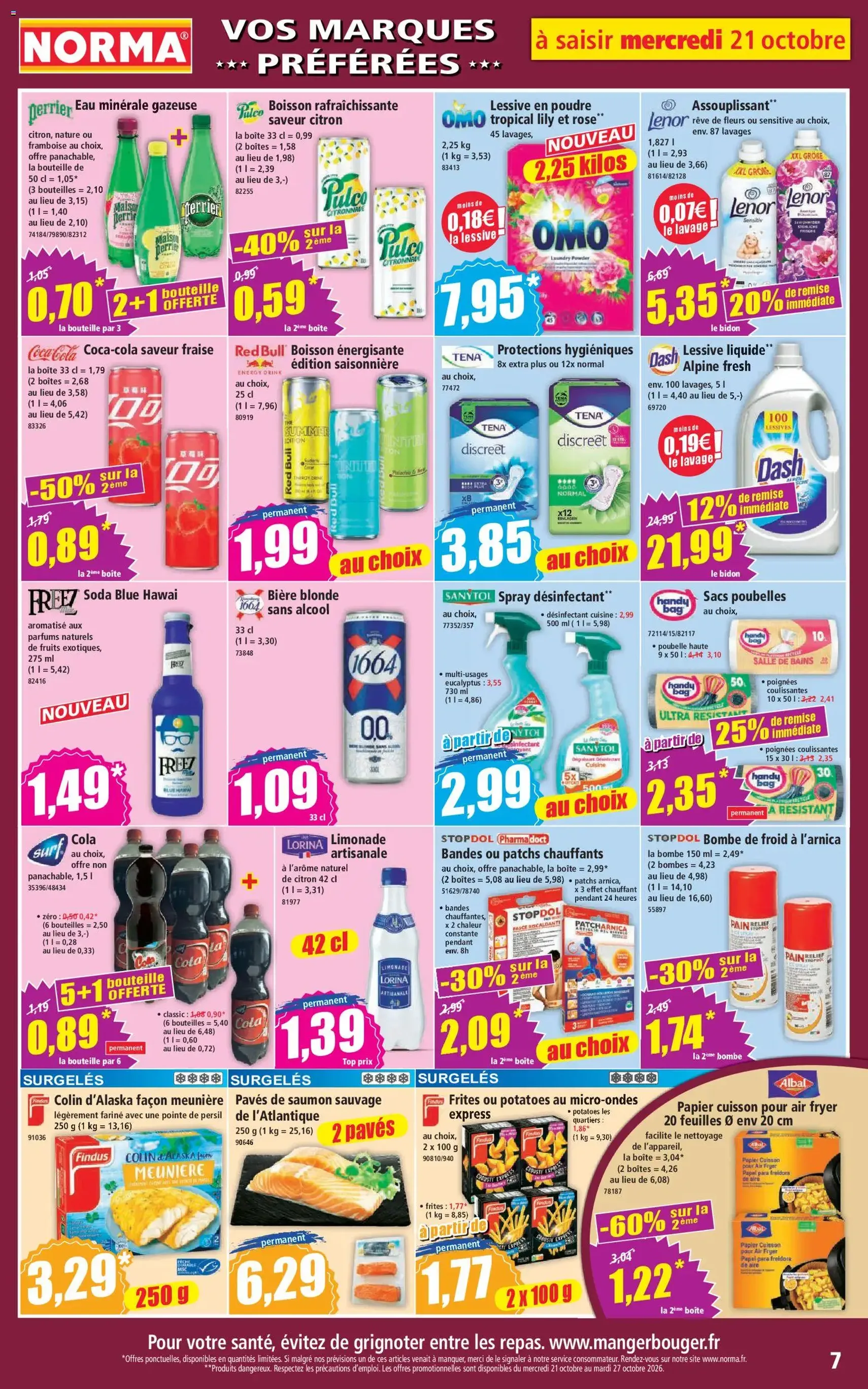 Norma catalogue - brochure valable à partir du 21/10/2026, page 7 sur 12