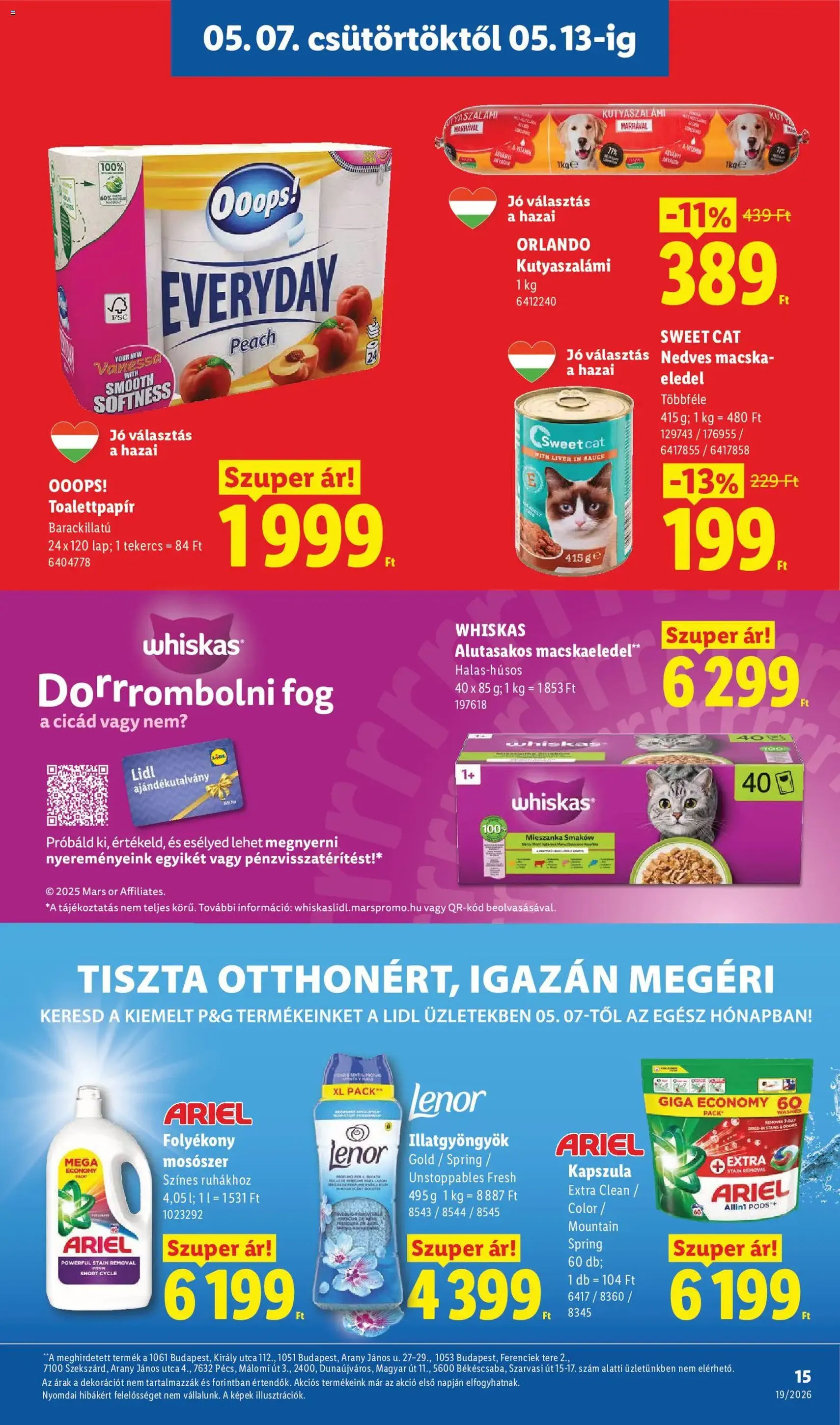 Lidl akciós újság - 2026.05.07. érvényes szórólap 15 oldal 76 oldalból