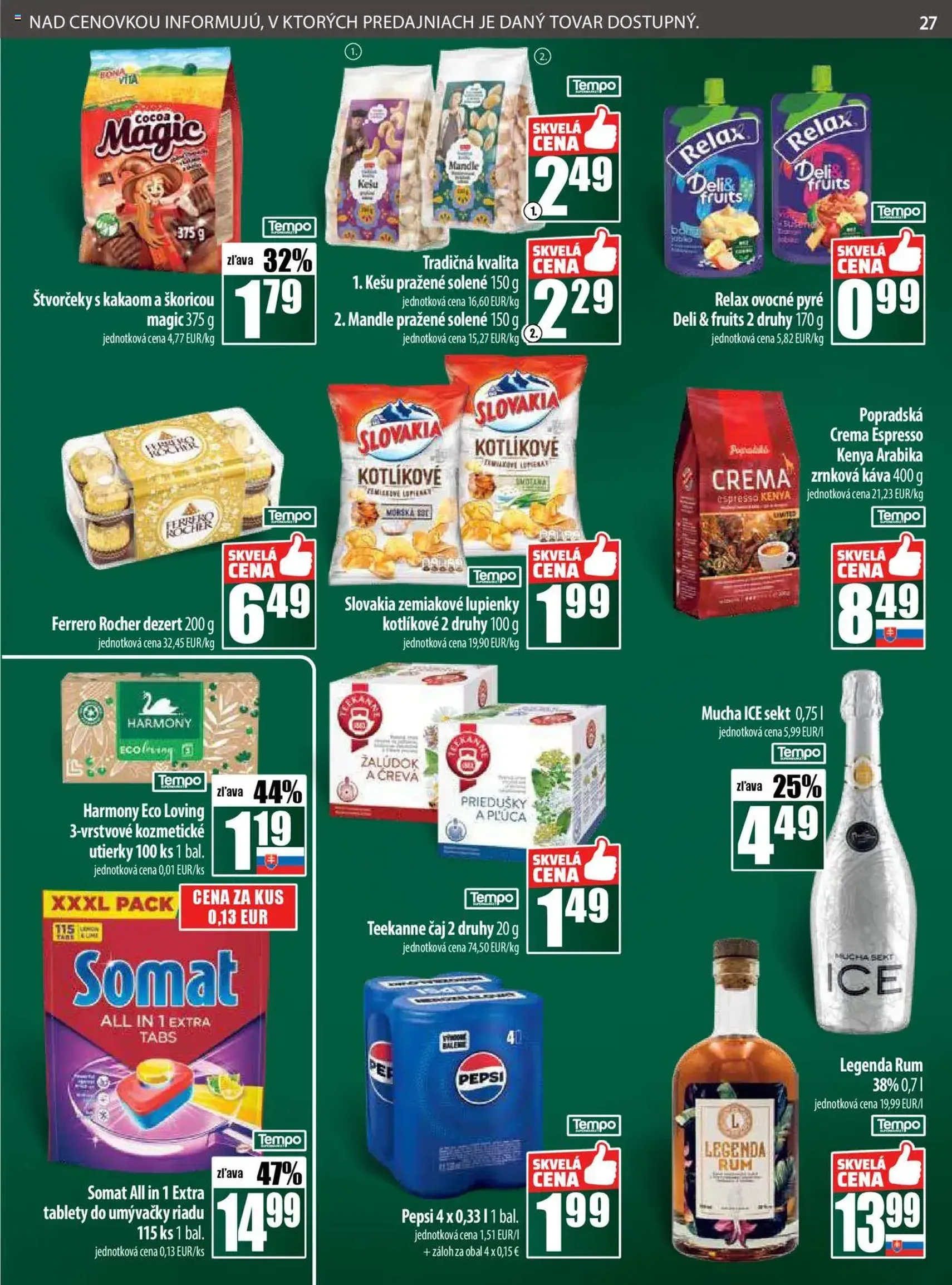 COOP Jednota leták - platný leták od 02.10.2025 strana 27 z 28 COOP Jednota leták - platný leták od 02.10.2025 strana 27 z 28