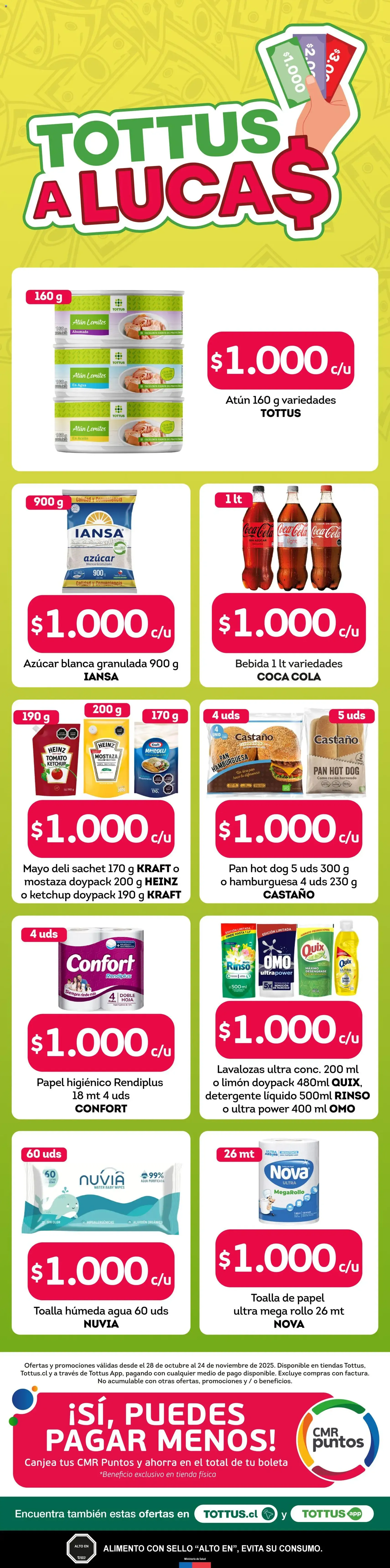 Tottus ofertas - folleto válido desde 28.10.2025 página 1 de 1