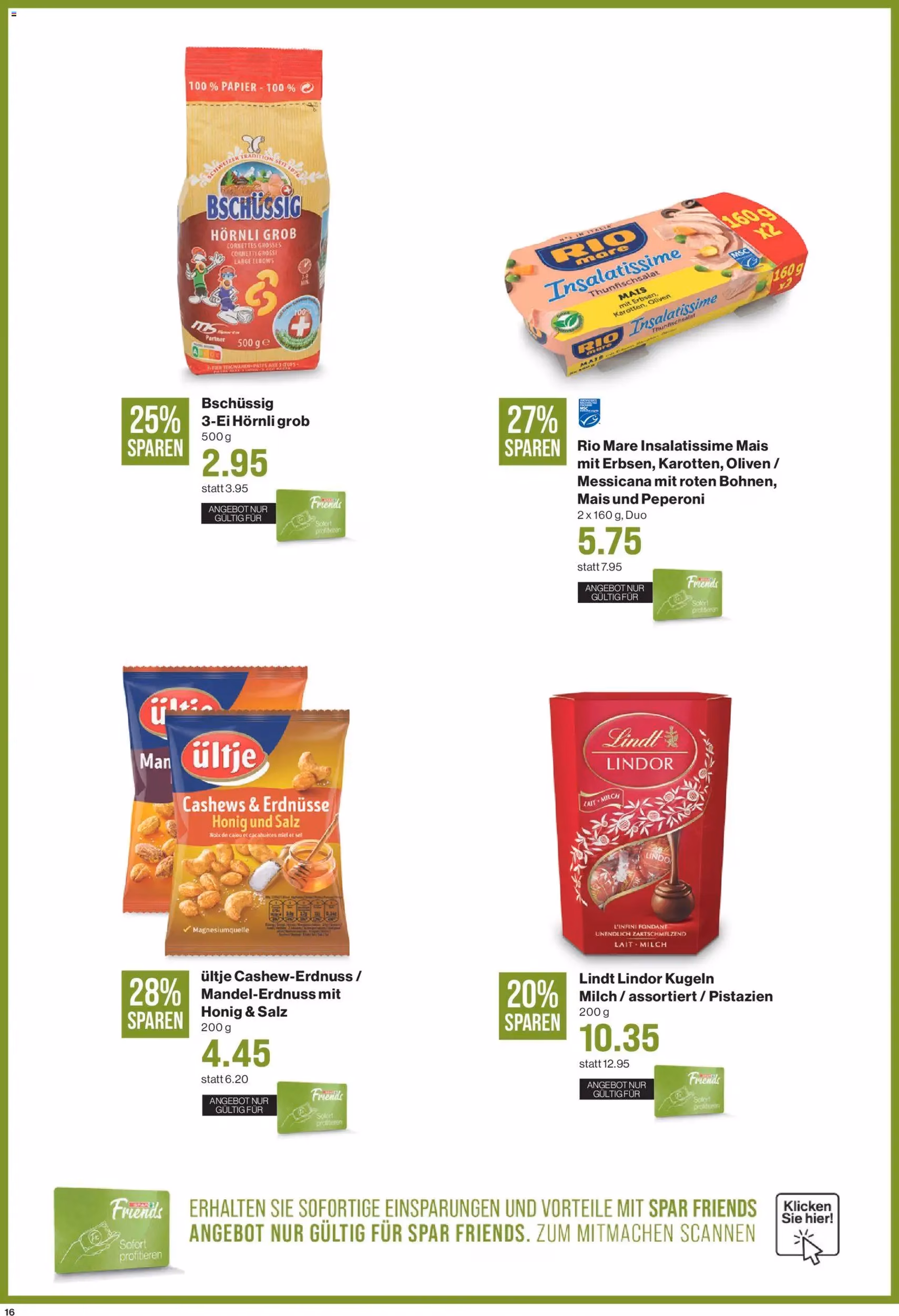 SPAR Aktionen - Gültiger Prospekt ab 11.12.2025, Seite 16 von insgesamt 24