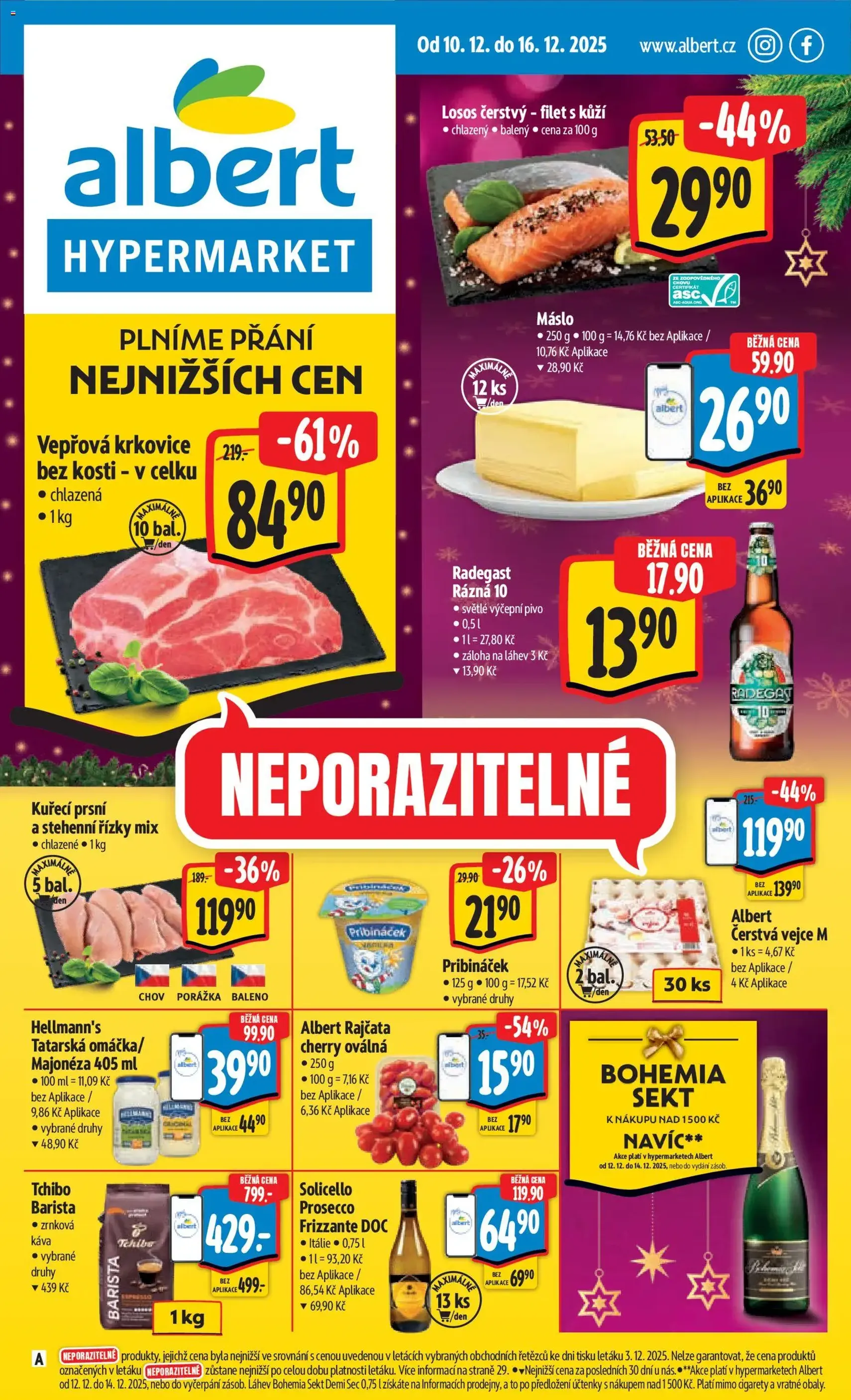 Albert leták - Hypermarket - platný leták od 10.12.2025 strana 1 z 60