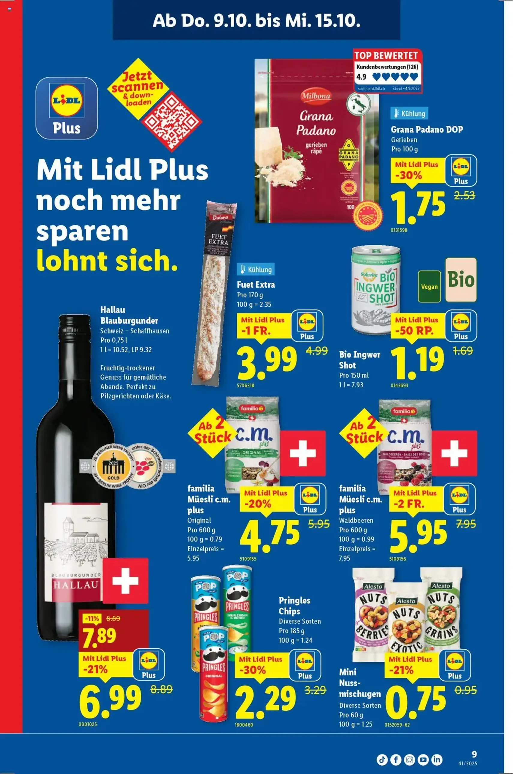 Lidl Aktionen - Gültiger Prospekt ab 09.10.2025, Seite 9 von insgesamt 32