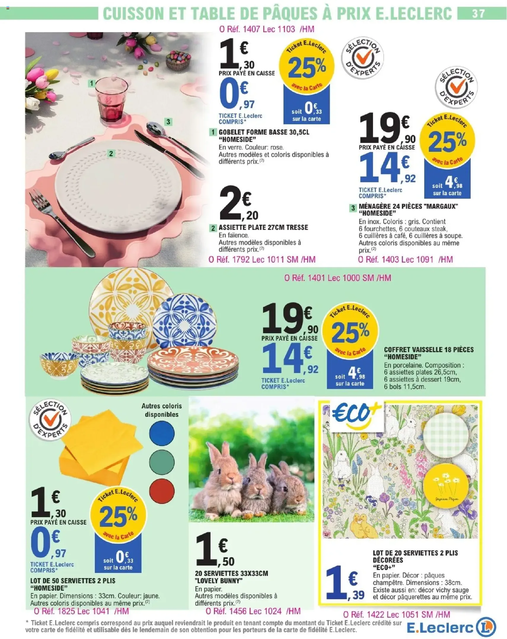 E.Leclerc catalogue de la semaine 13 - brochure valable à partir du 24/03/2026, page 37 sur 63