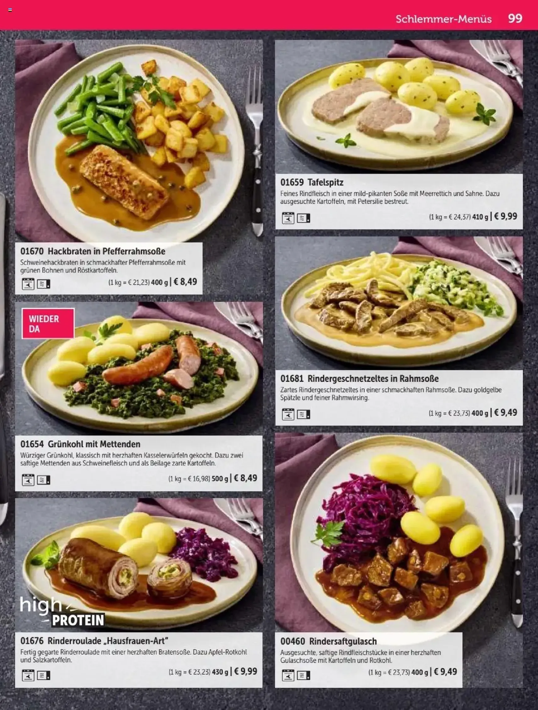 Bofrost Katalog - Gültiger Prospekt ab 07.09.2025, Seite 99 von insgesamt 148 Bofrost Katalog - Gültiger Prospekt ab 07.09.2025, Seite 99 von insgesamt 148