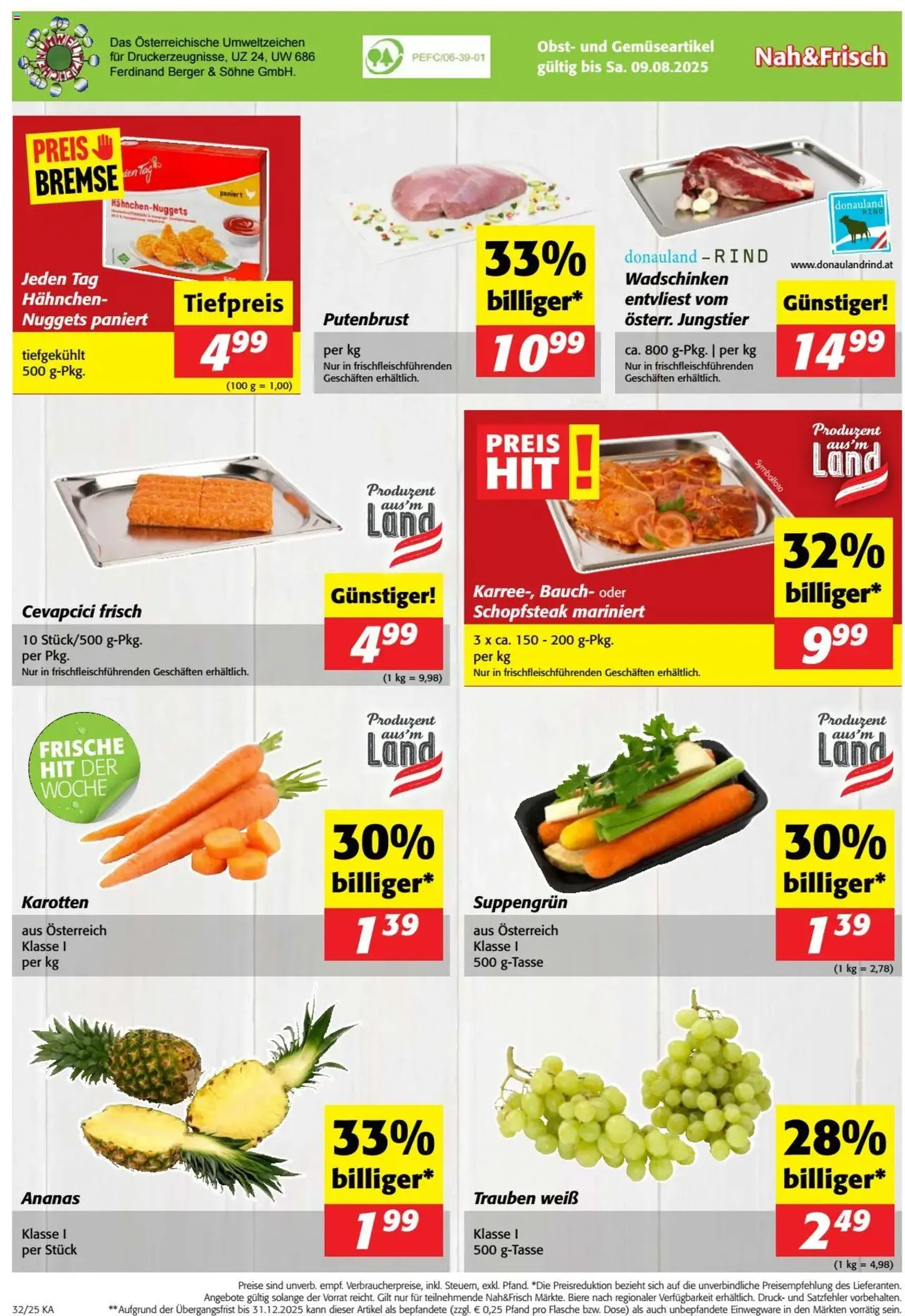Nah und Frisch Flugblatt - Gültiger Prospekt ab 06.08.2025, Seite 8 von insgesamt 8