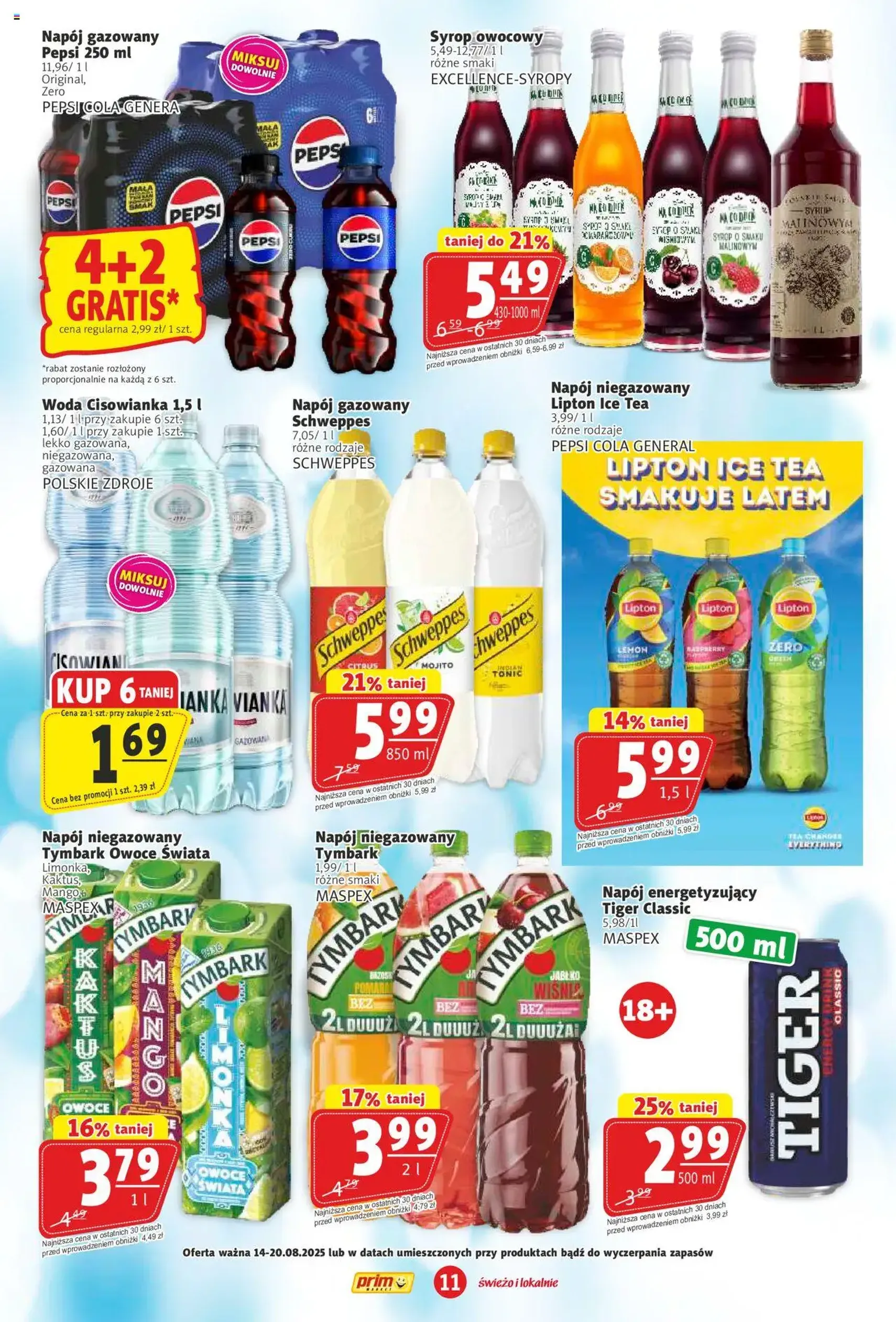 Prim Market Gazetka - ważny gazetka od 14.08.2025 strona 11 z 16