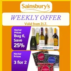 Sainsbury's - Offers - Flyer preview valid from 21/07/2026