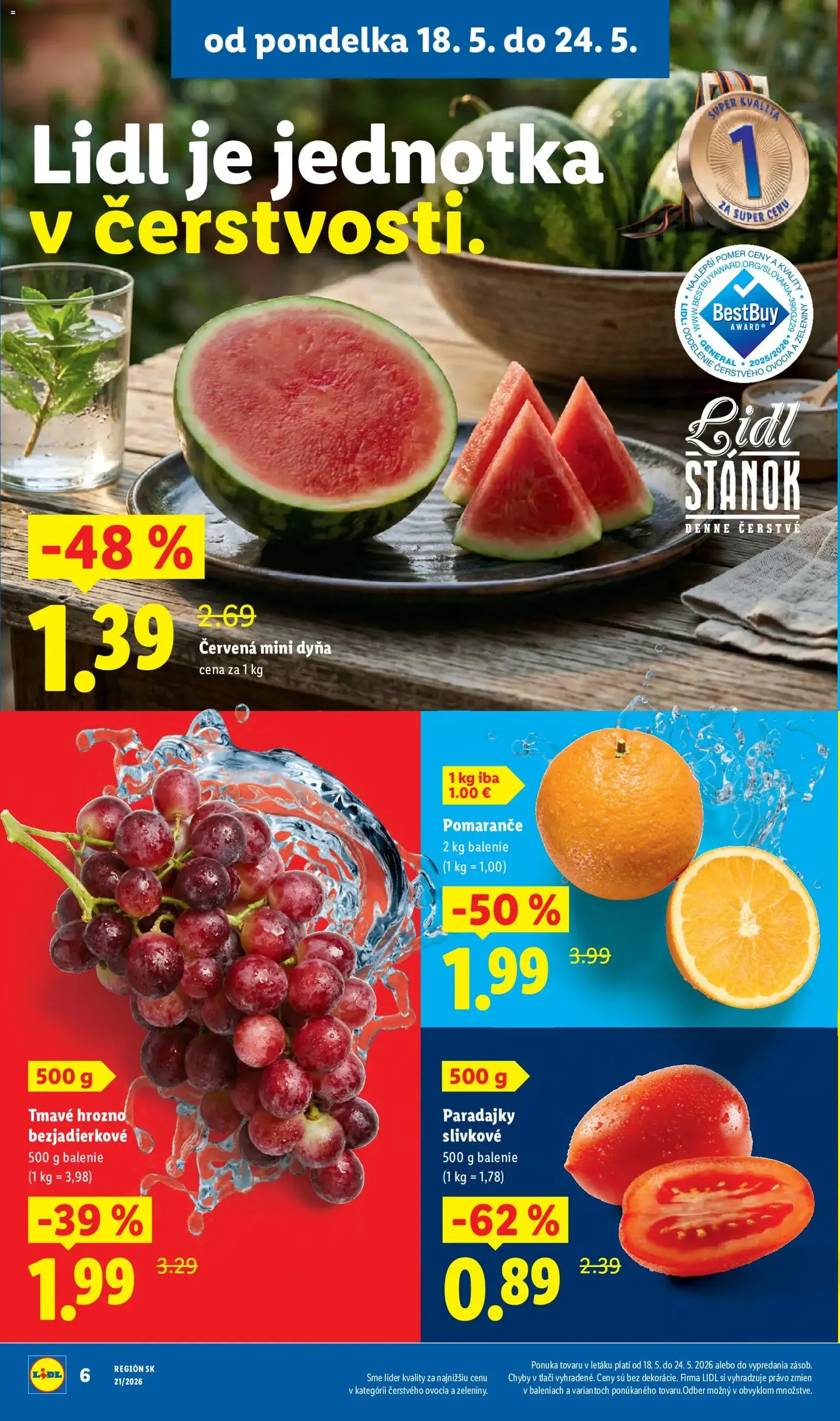 Lidl leták - platný leták od 18.05.2026 strana 6 z 97