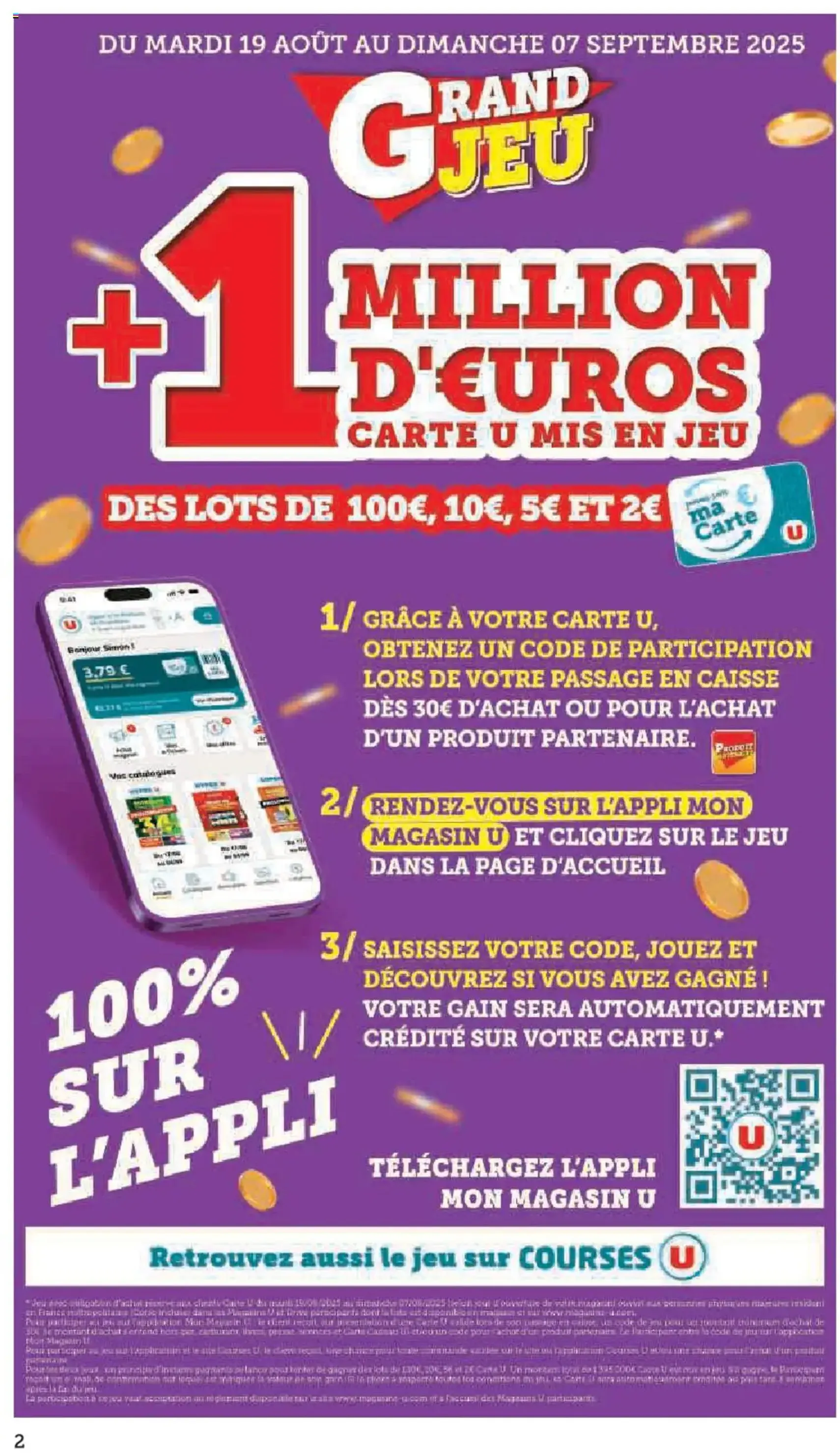Super U catalogue - brochure valable à partir du 26/08/2025, page 2 sur 44 Super U catalogue - brochure valable à partir du 26/08/2025, page 2 sur 44
