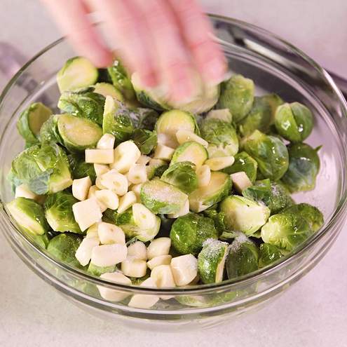 Cavoletti di bruxelles - procedimento 1