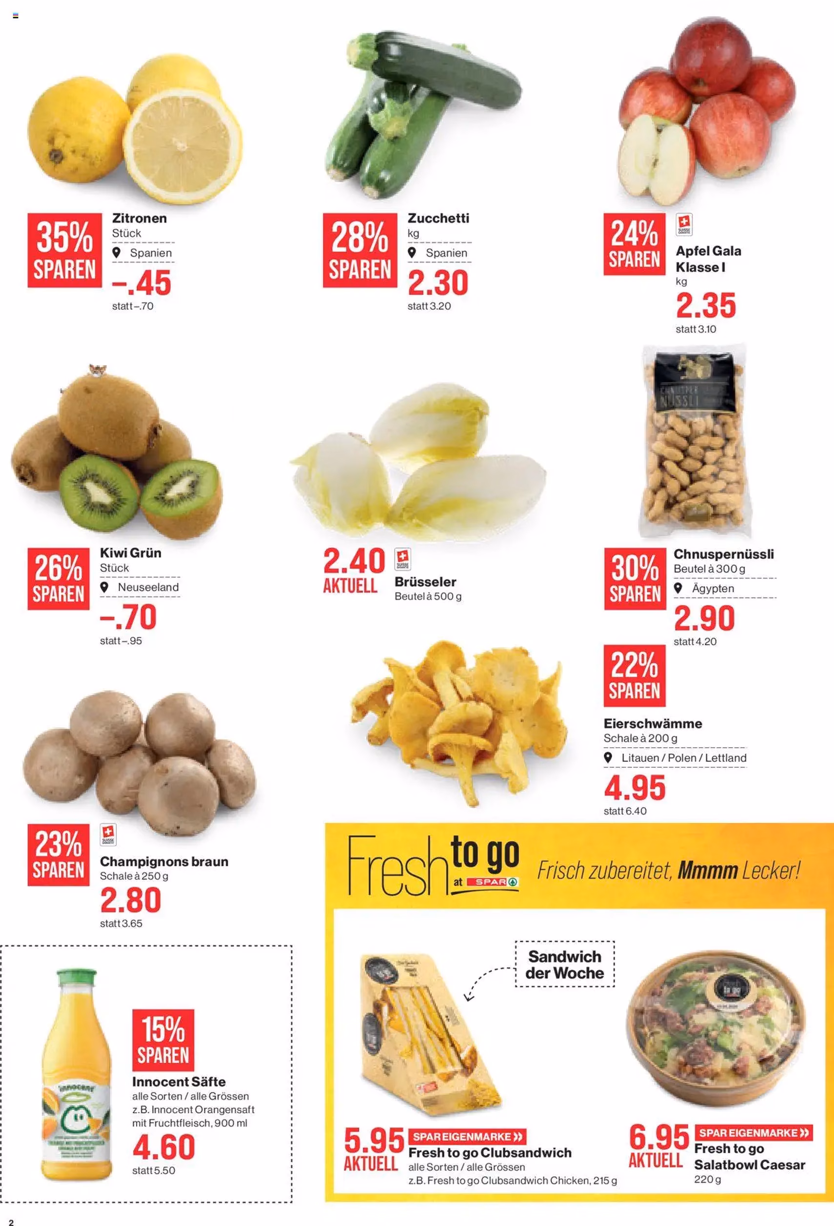 SPAR Aktionen - Gültiger Prospekt ab 23.10.2025, Seite 2 von insgesamt 20 SPAR Aktionen - Gültiger Prospekt ab 23.10.2025, Seite 2 von insgesamt 20