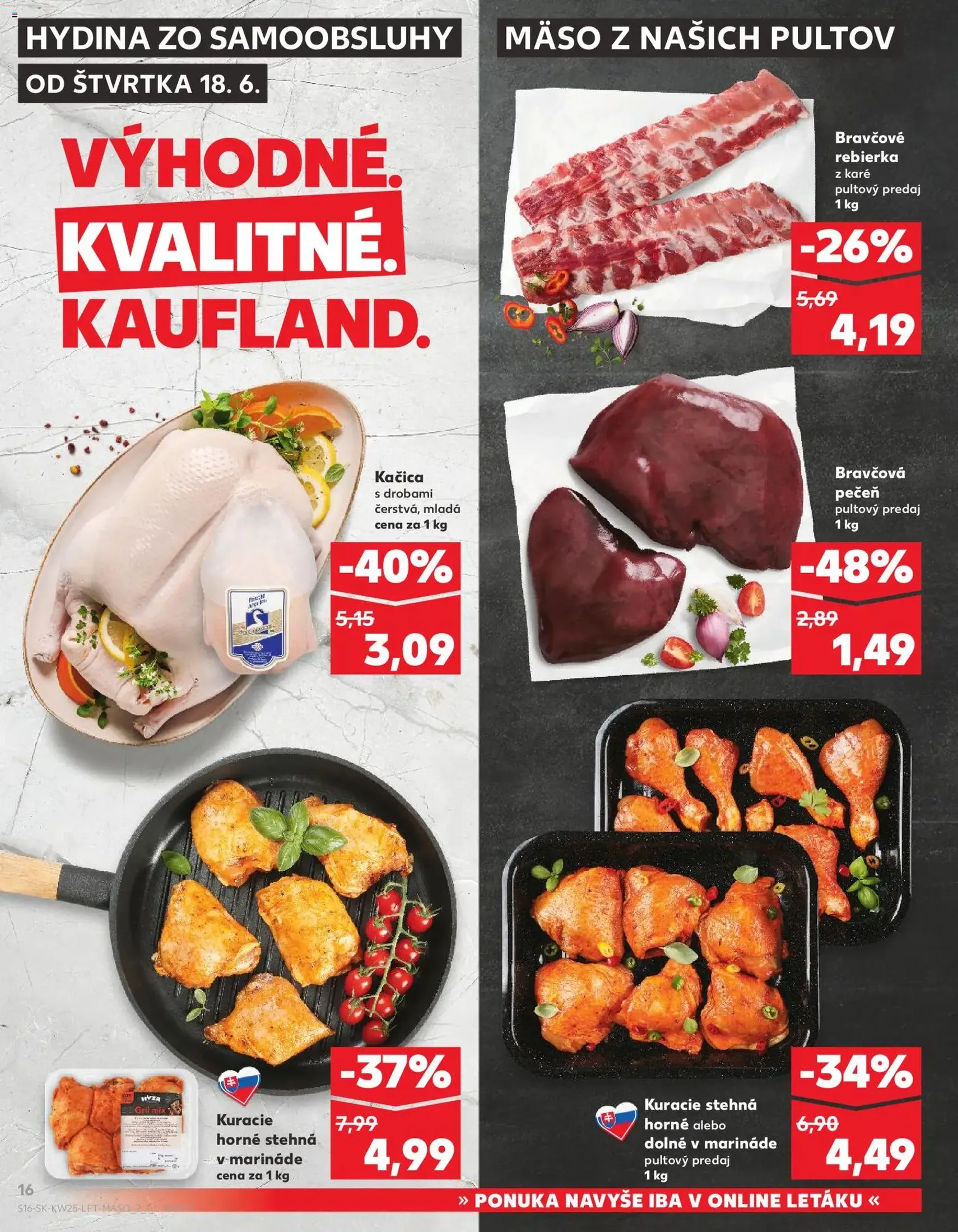 Kaufland SK akciós újság - 2026.06.18. érvényes szórólap 16 oldal 84 oldalból