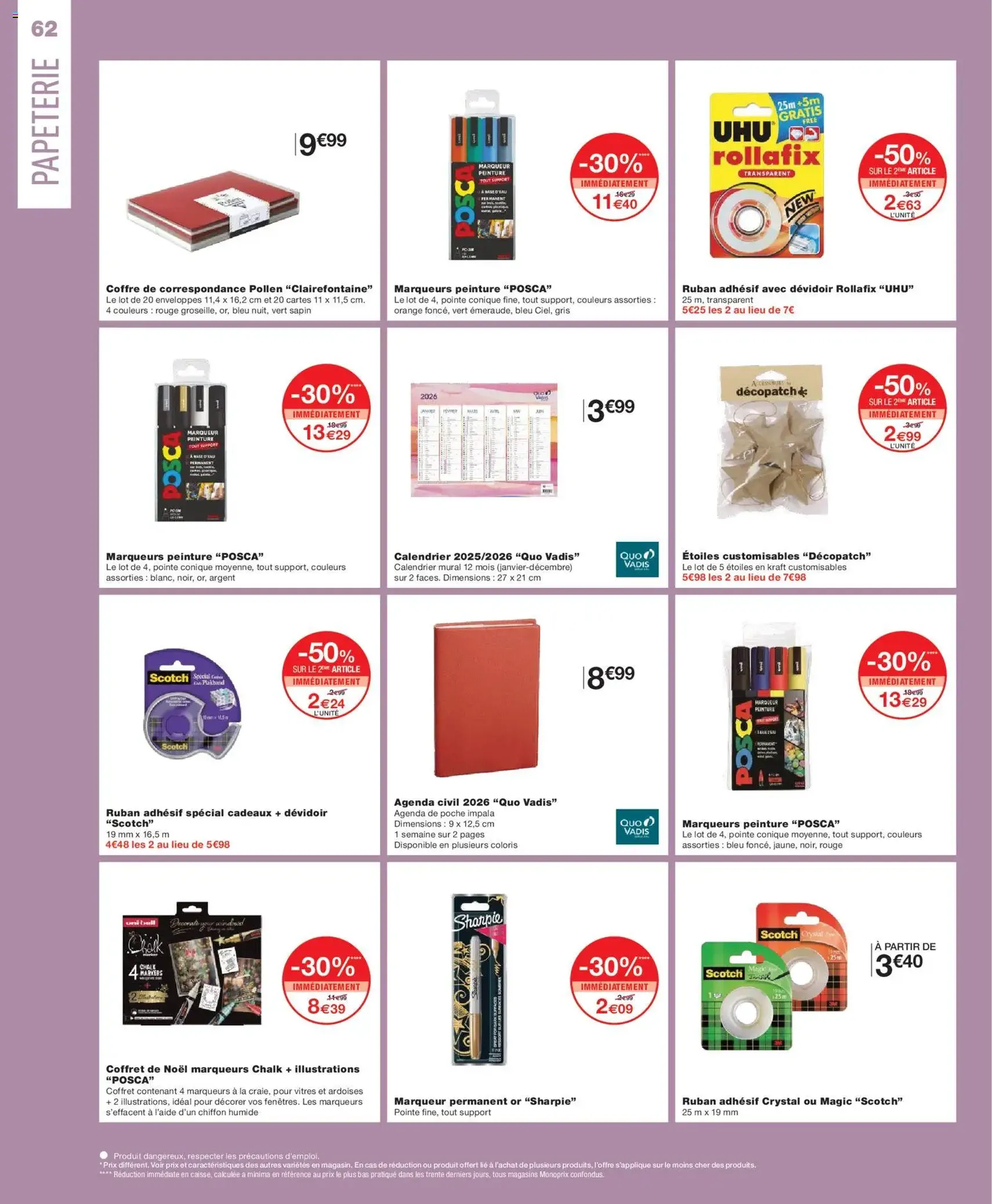 Monoprix catalogue - brochure valable à partir du 04/11/2025, page 62 sur 69