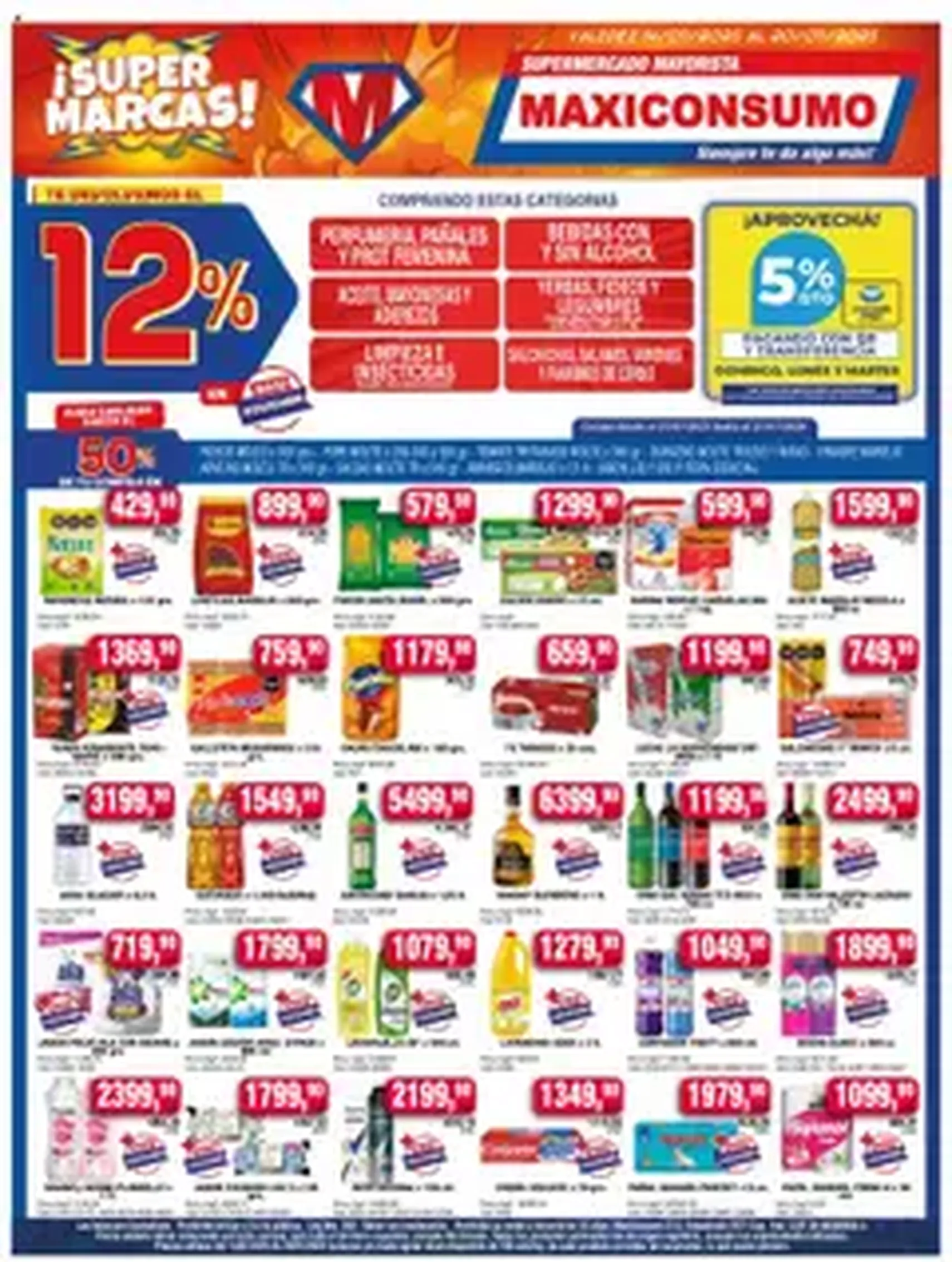 Maxiconsumo ofertas - folleto válido desde 14/07/2025 página 1 de 1