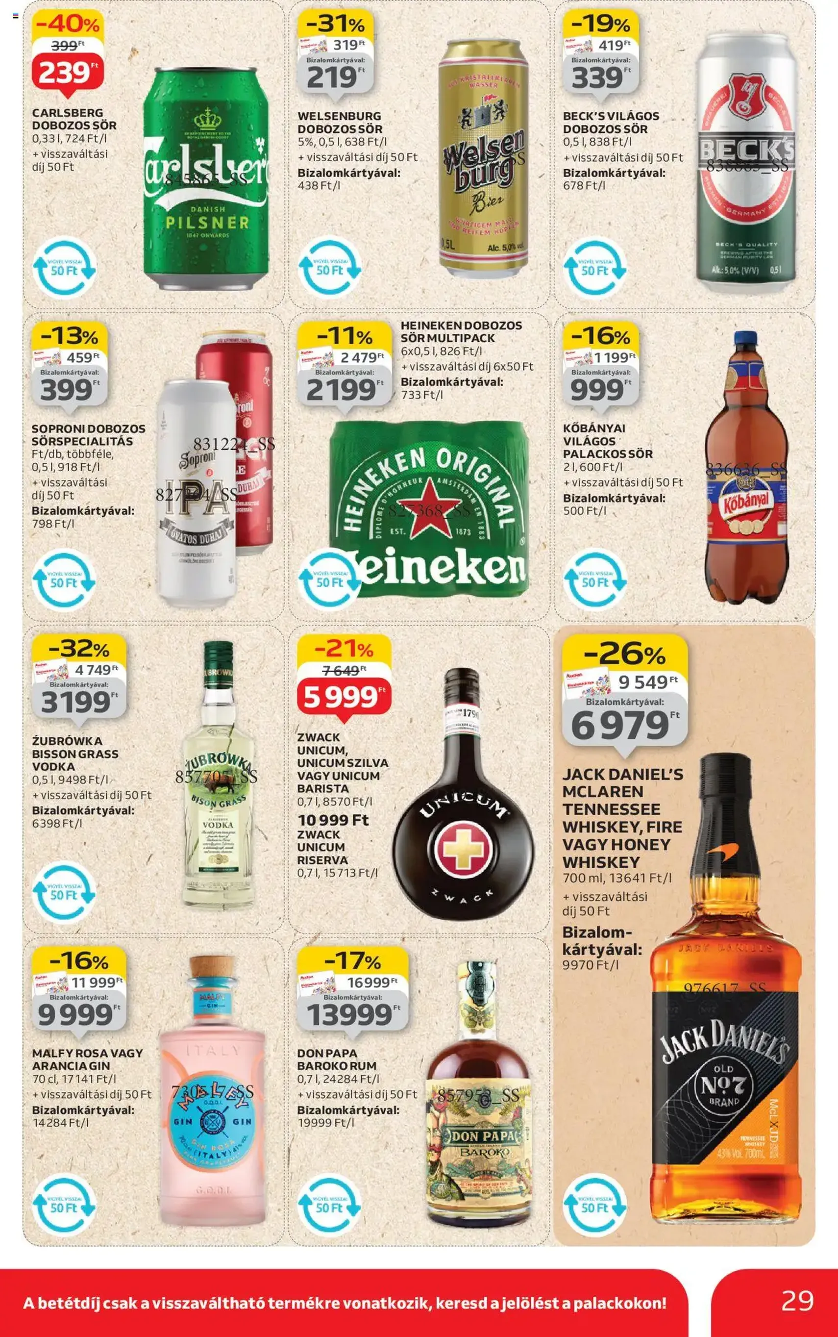 Auchan Akciós újság - 2025.08.07. érvényes szórólap 29 oldal 54 oldalból Auchan Akciós újság - 2025.08.07. érvényes szórólap 29 oldal 54 oldalból