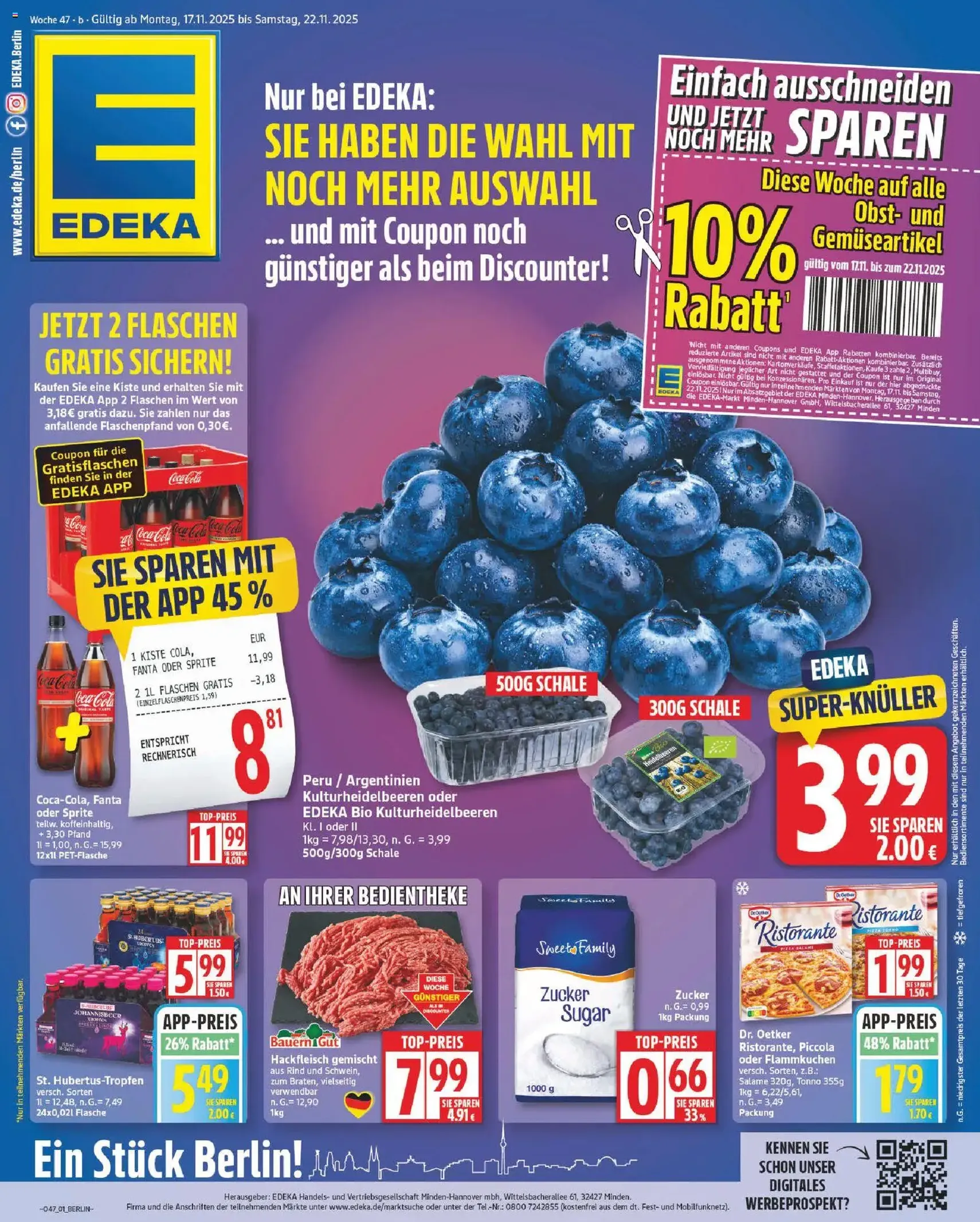 Edeka Prospekt - Gültiger Prospekt ab 17.11.2025, Seite 1 von insgesamt 18
