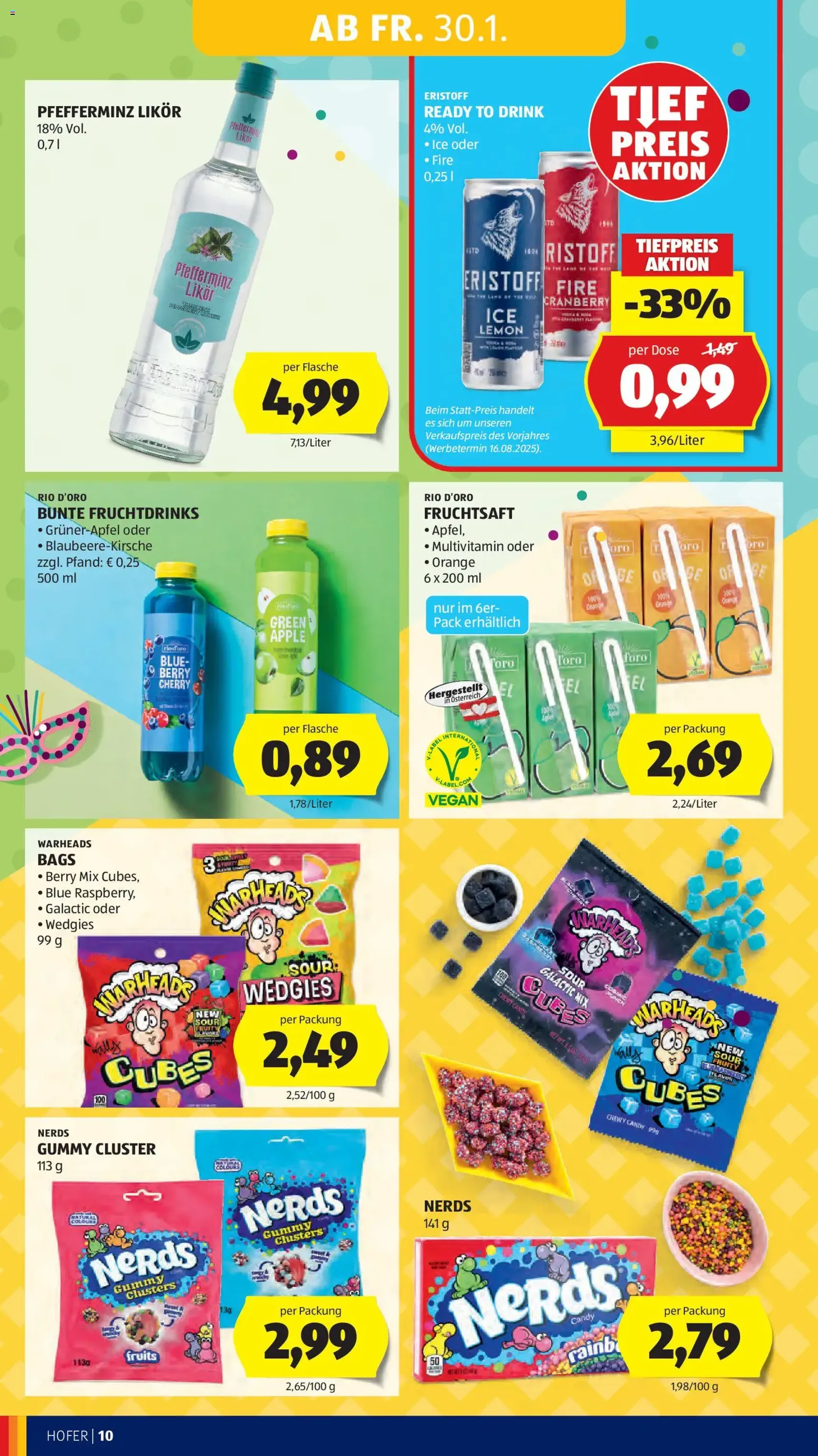 Hofer Flugblatt - Gültiger Prospekt ab 30.01.2026, Seite 12 von insgesamt 41