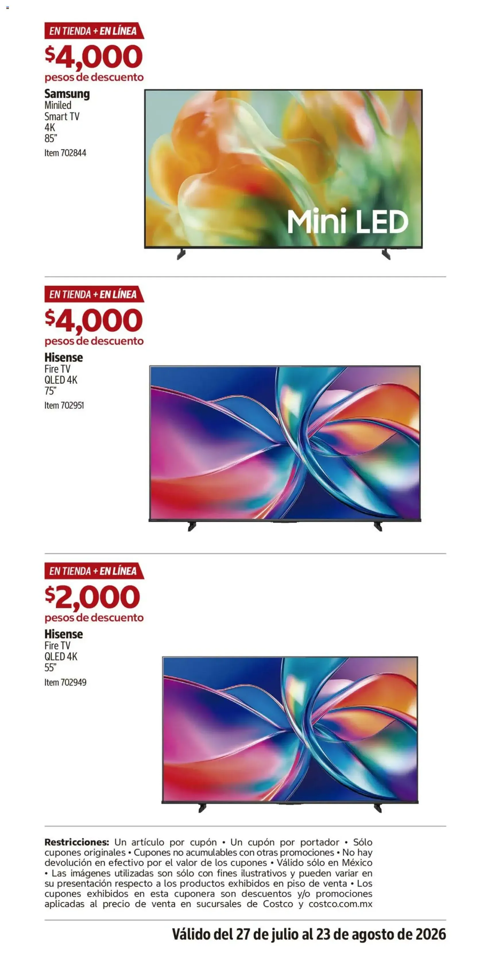 Costco catálogo - folleto válido desde 27/07/2026 página 3 de 40