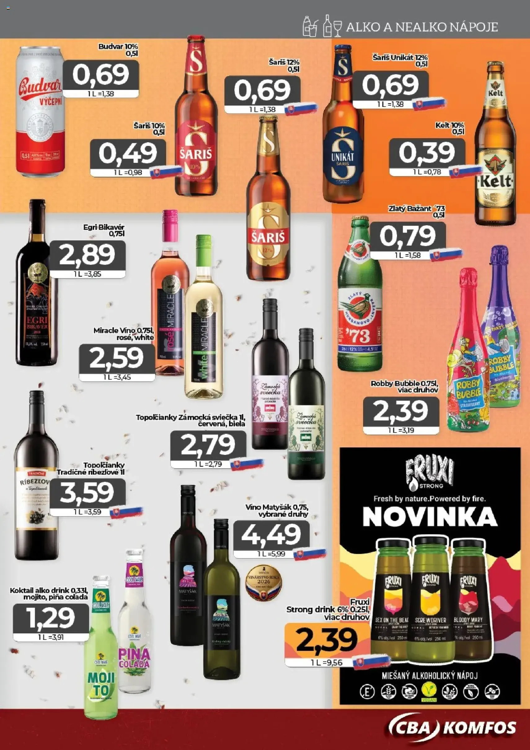 CBA Komfos leták - platný leták od 17.07.2026 strana 13 z 16