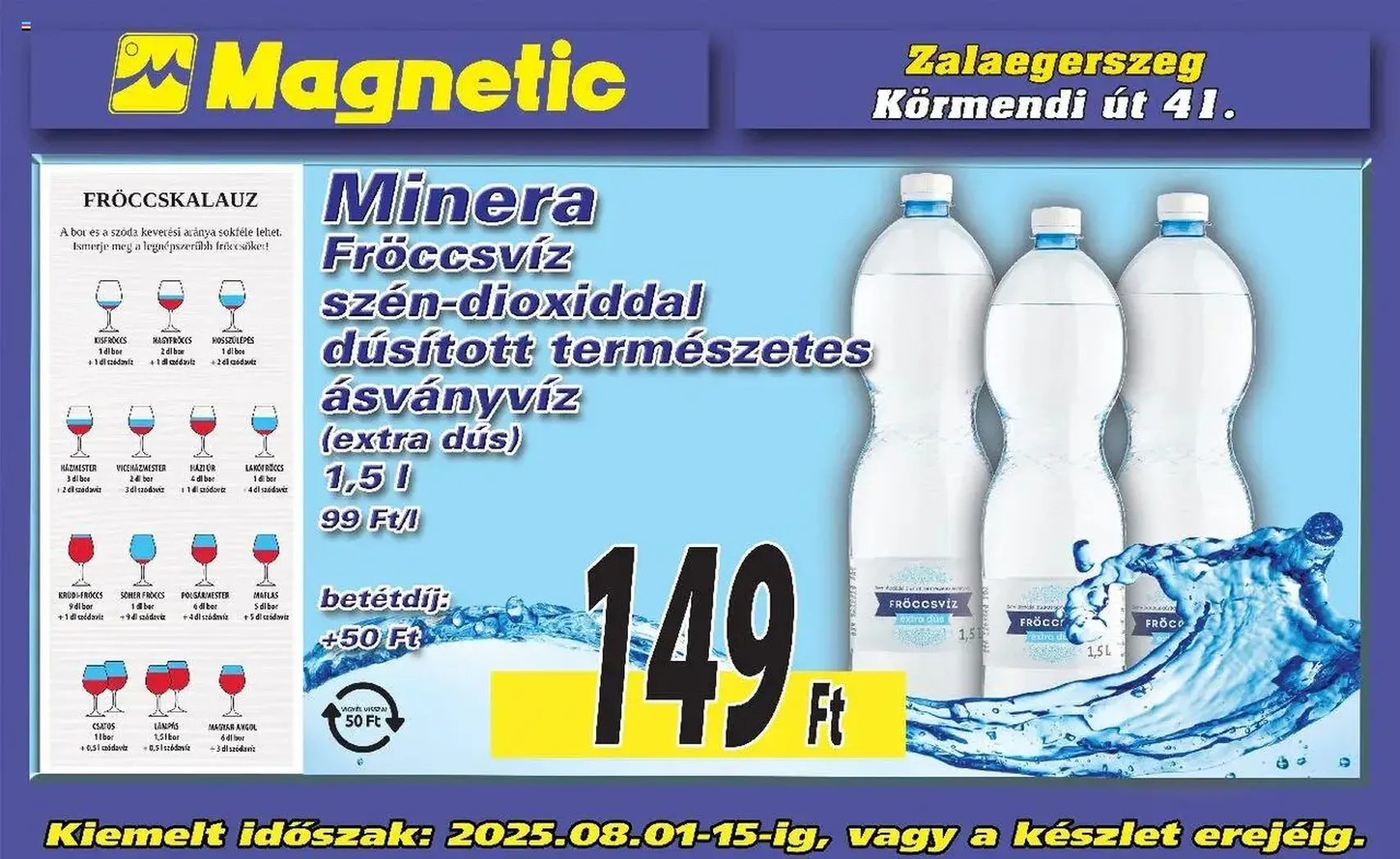 Magnetic - Óriásplakátok - 2025.08.01. érvényes szórólap 1 oldal 4 oldalból