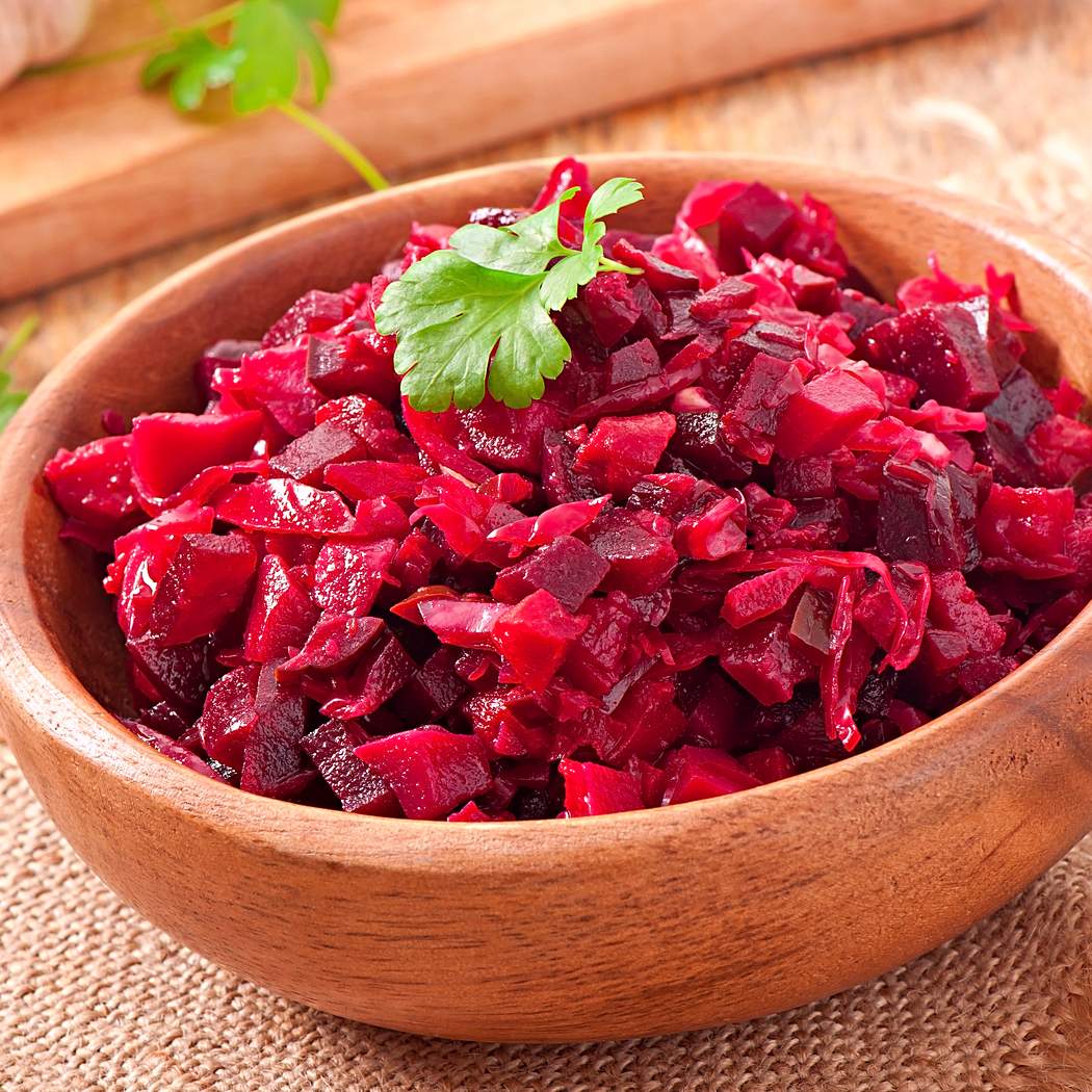 Salsa di barbabietola arrostita fresca fatta in casa