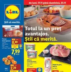 Catalog Lidl - previzualizare cataloage valabilă începând cu 17.11.2025