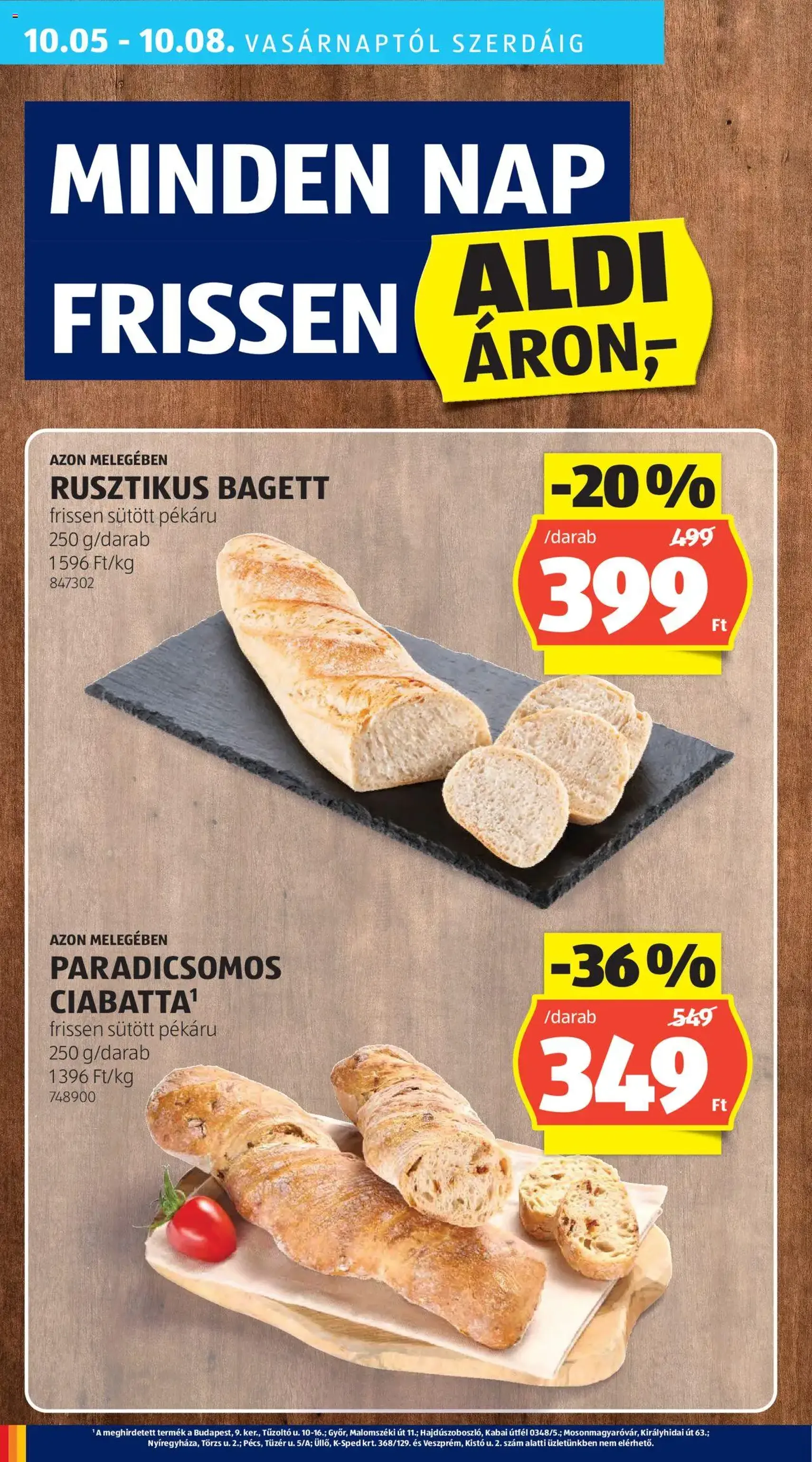 Aldi Akciós újság - 2025.10.02. érvényes szórólap 14 oldal 40 oldalból Aldi Akciós újság - 2025.10.02. érvényes szórólap 14 oldal 40 oldalból