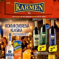 KARMEN CBA leták - náhľad letáku platný od 15.10.2026