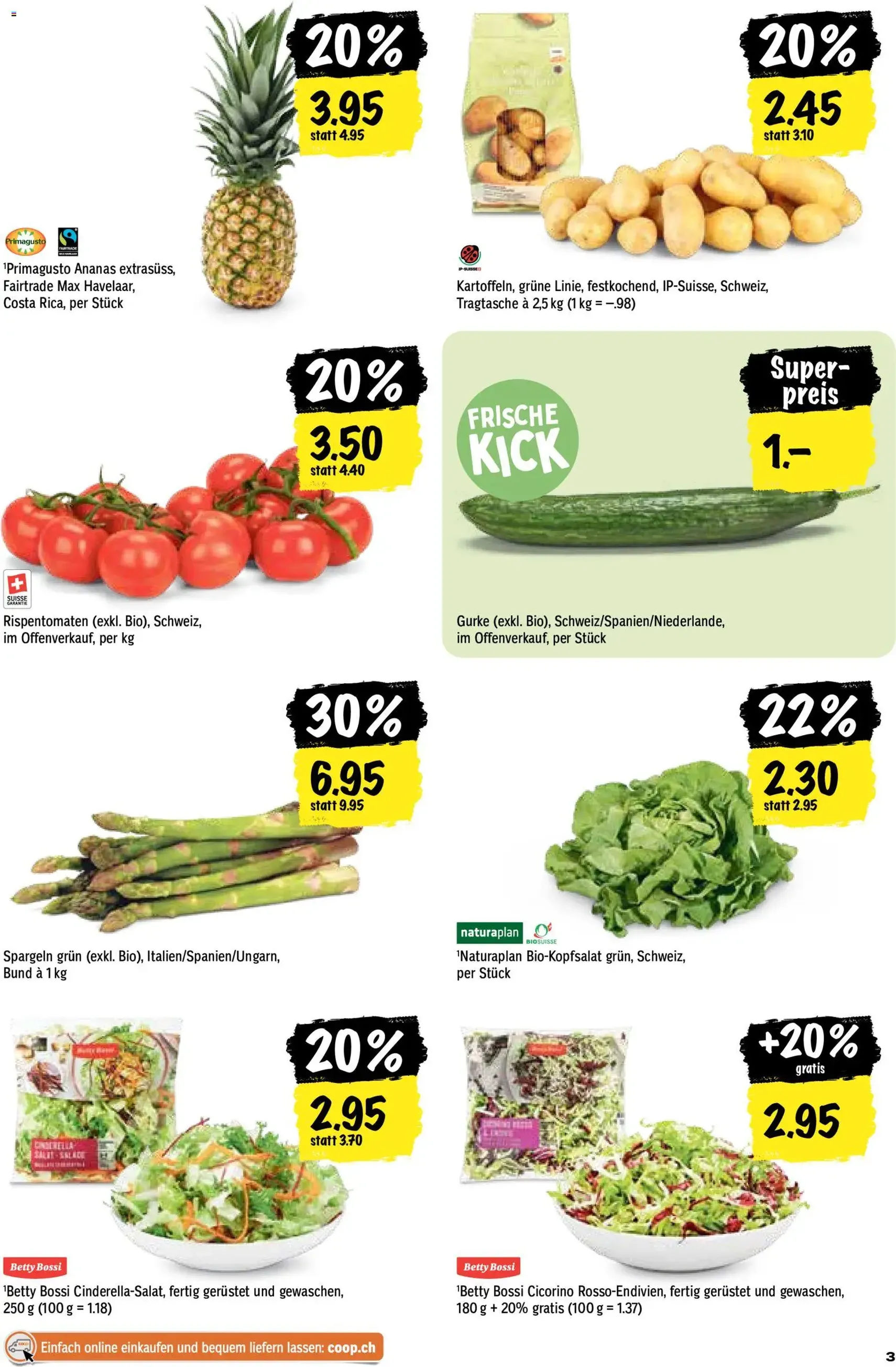 Coop aktionen - Gültiger Prospekt ab 04.06.2026, Seite 3 von insgesamt 24
