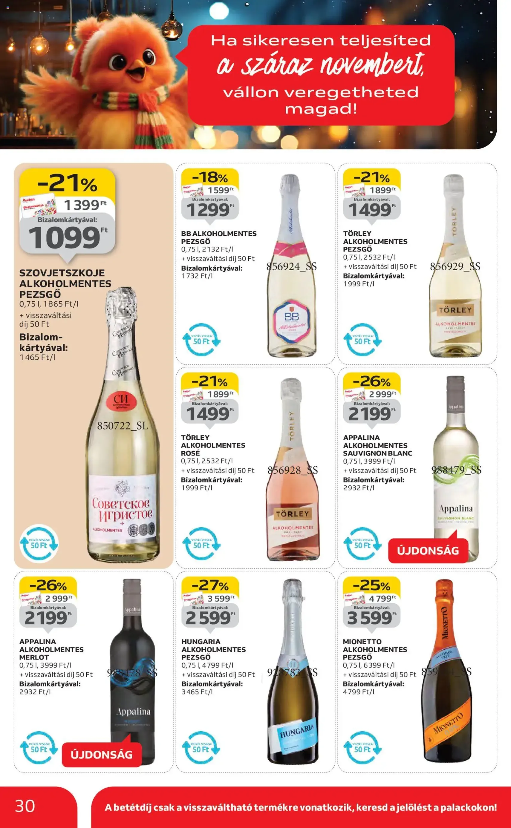 Auchan Akciós újság - 2025.11.06. érvényes szórólap 30 oldal 58 oldalból