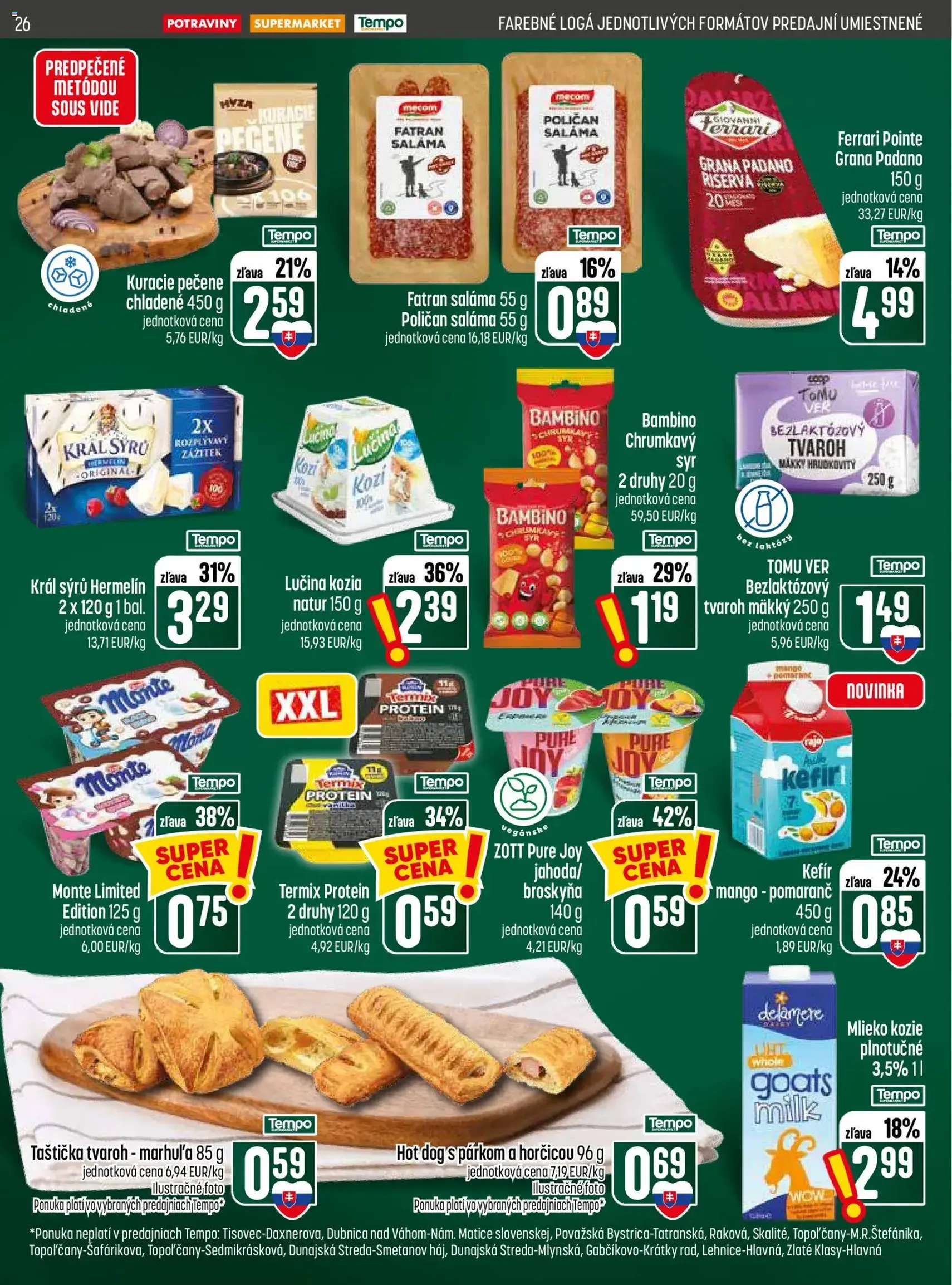 COOP Jednota leták - platný leták od 06.08.2026 strana 26 z 28