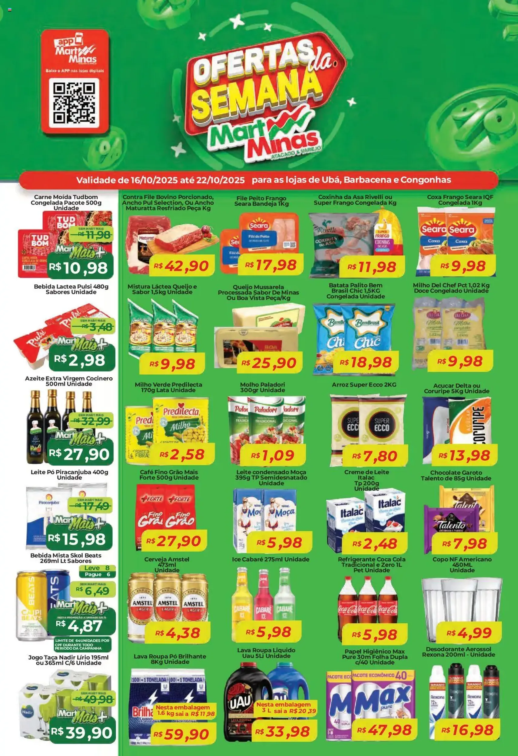 Mart Minas - Ofertas da semana - folheto válido a partir de 16/10/2025 página 1 de 8 Mart Minas - Ofertas da semana - folheto válido a partir de 16/10/2025 página 1 de 8