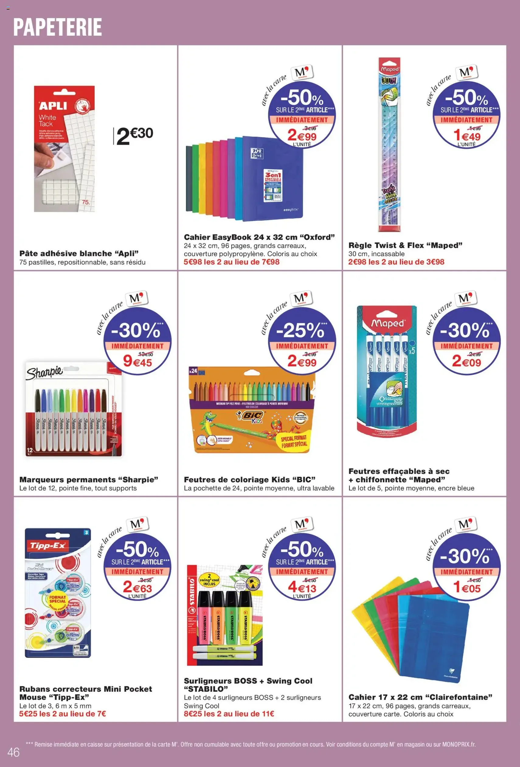 Monoprix catalogue - brochure valable à partir du 14/07/2026, page 46 sur 48