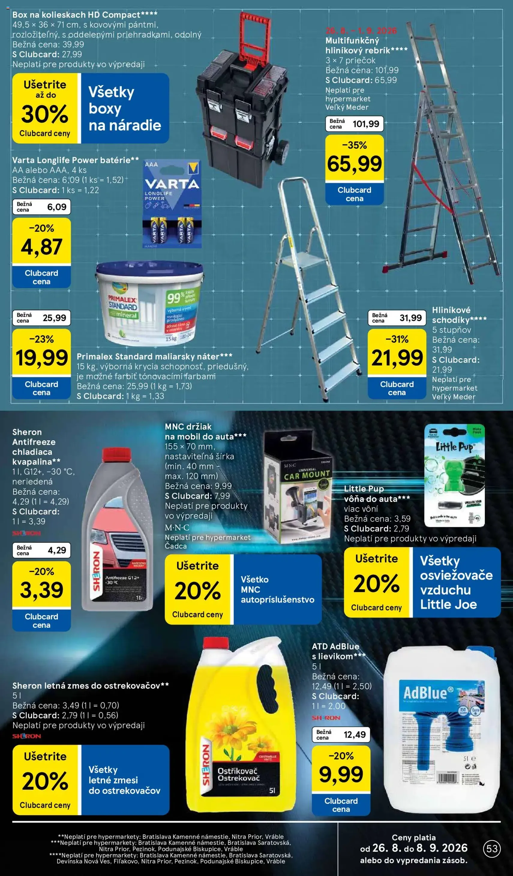 Tesco Hypermarket - leták - platný leták od 26.08.2026 strana 53 z 58