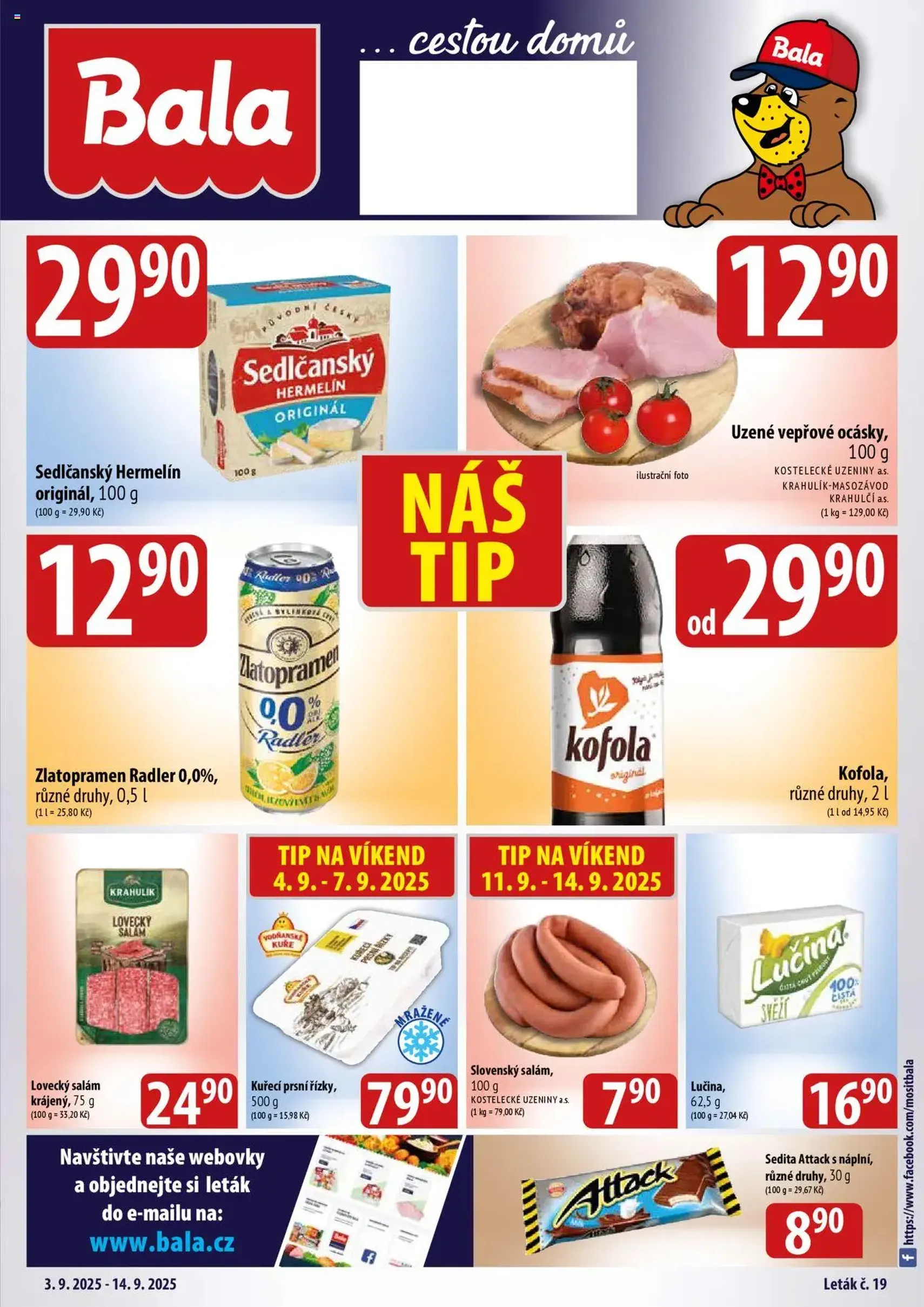 BALA velký leták - platný leták od 03.09.2025 strana 1 z 6