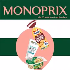 Monoprix catalogue - Prévisualisation du catalogue valable à partir du 25/08/2026