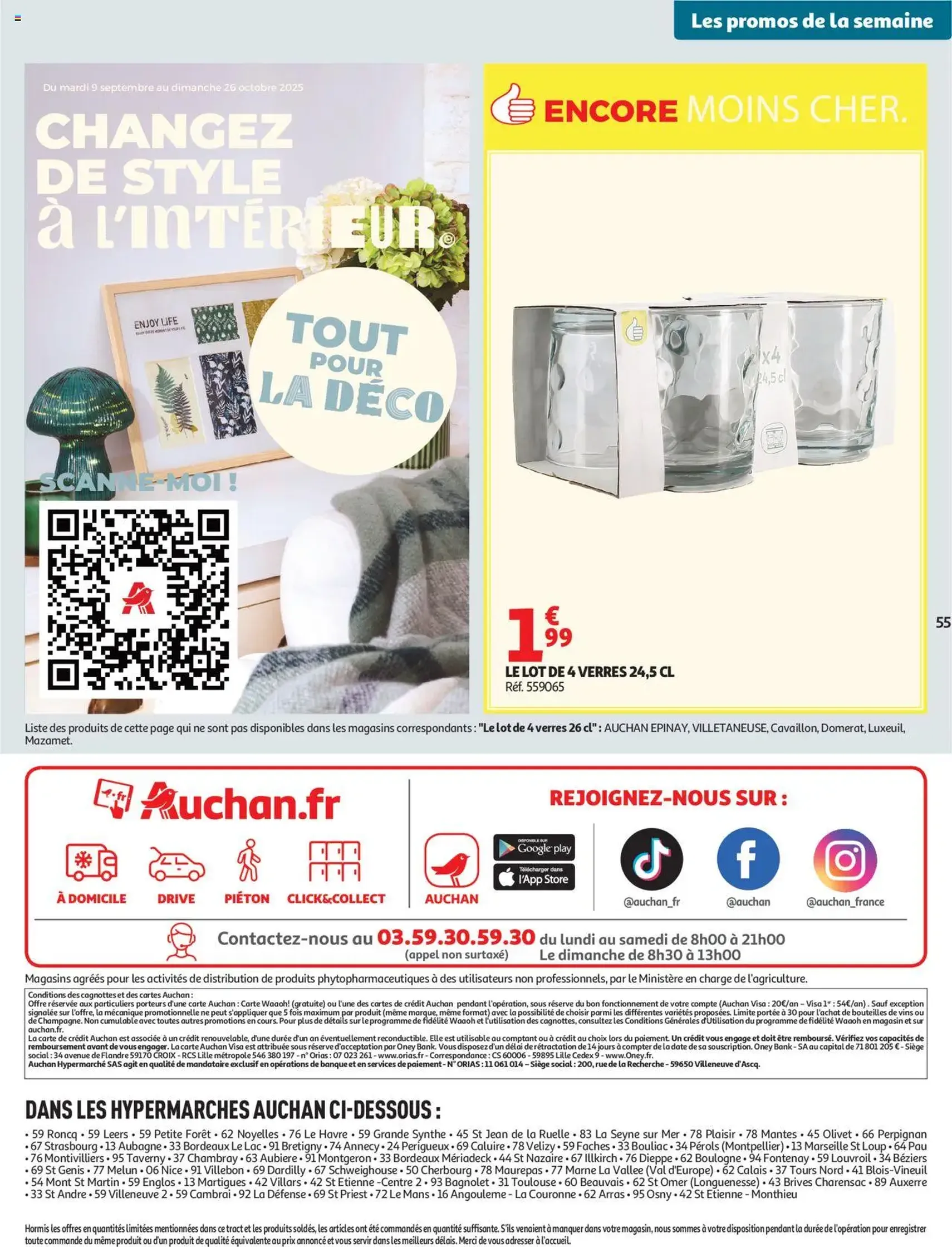 Auchan prospectus - brochure valable à partir du 09/09/2025, page 55 sur 60 Auchan prospectus - brochure valable à partir du 09/09/2025, page 55 sur 60