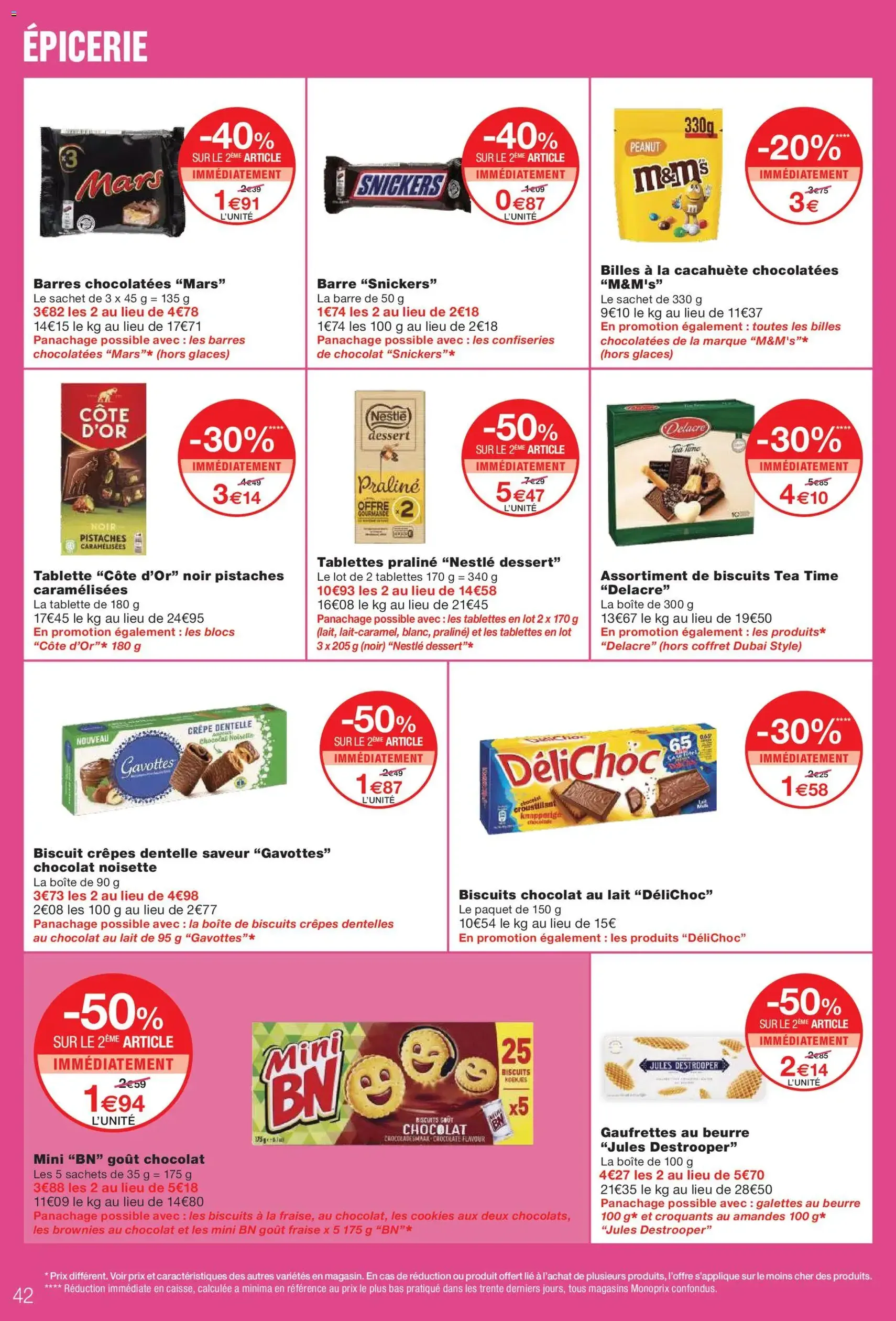 Monoprix catalogue - brochure valable à partir du 24/03/2026, page 42 sur 66