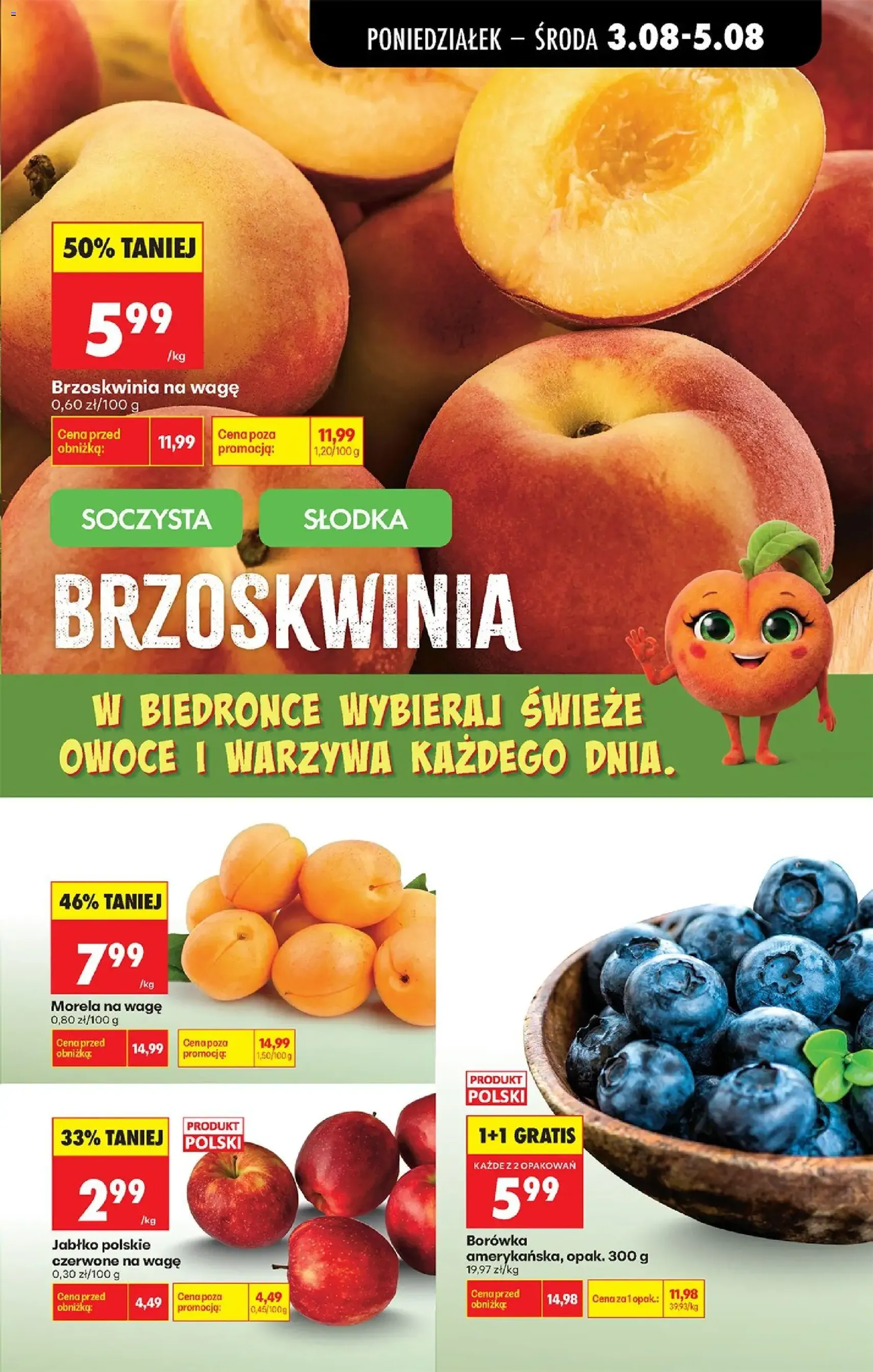 Biedronka gazetka od poniedziałku - ważny gazetka od 03.08.2026 strona 23 z 81