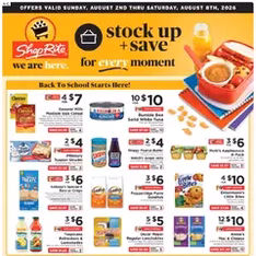 ShopRite Weekly Ad - Flyer preview valid from 08/02/2026