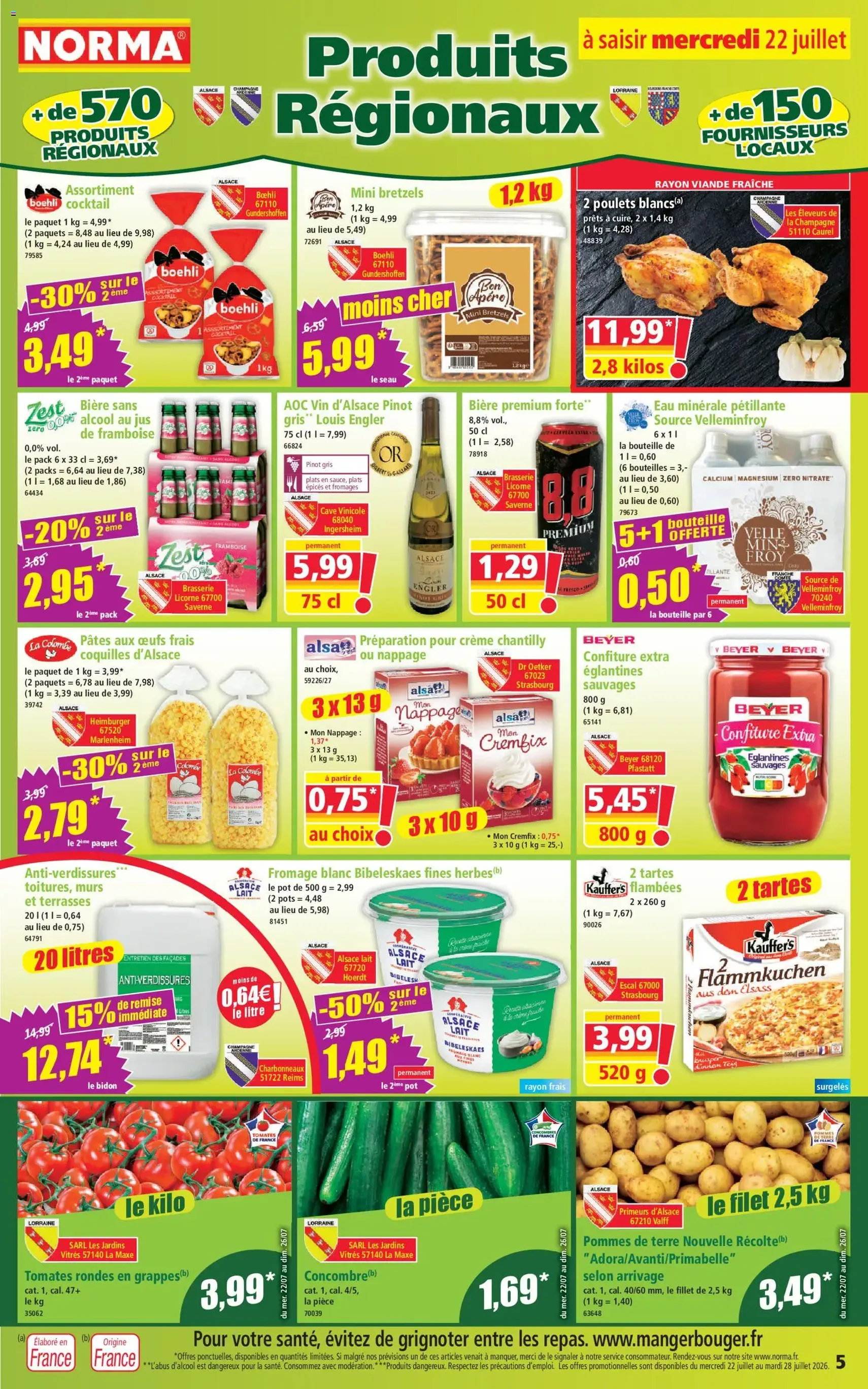 Norma catalogue - brochure valable à partir du 22/07/2026, page 5 sur 12