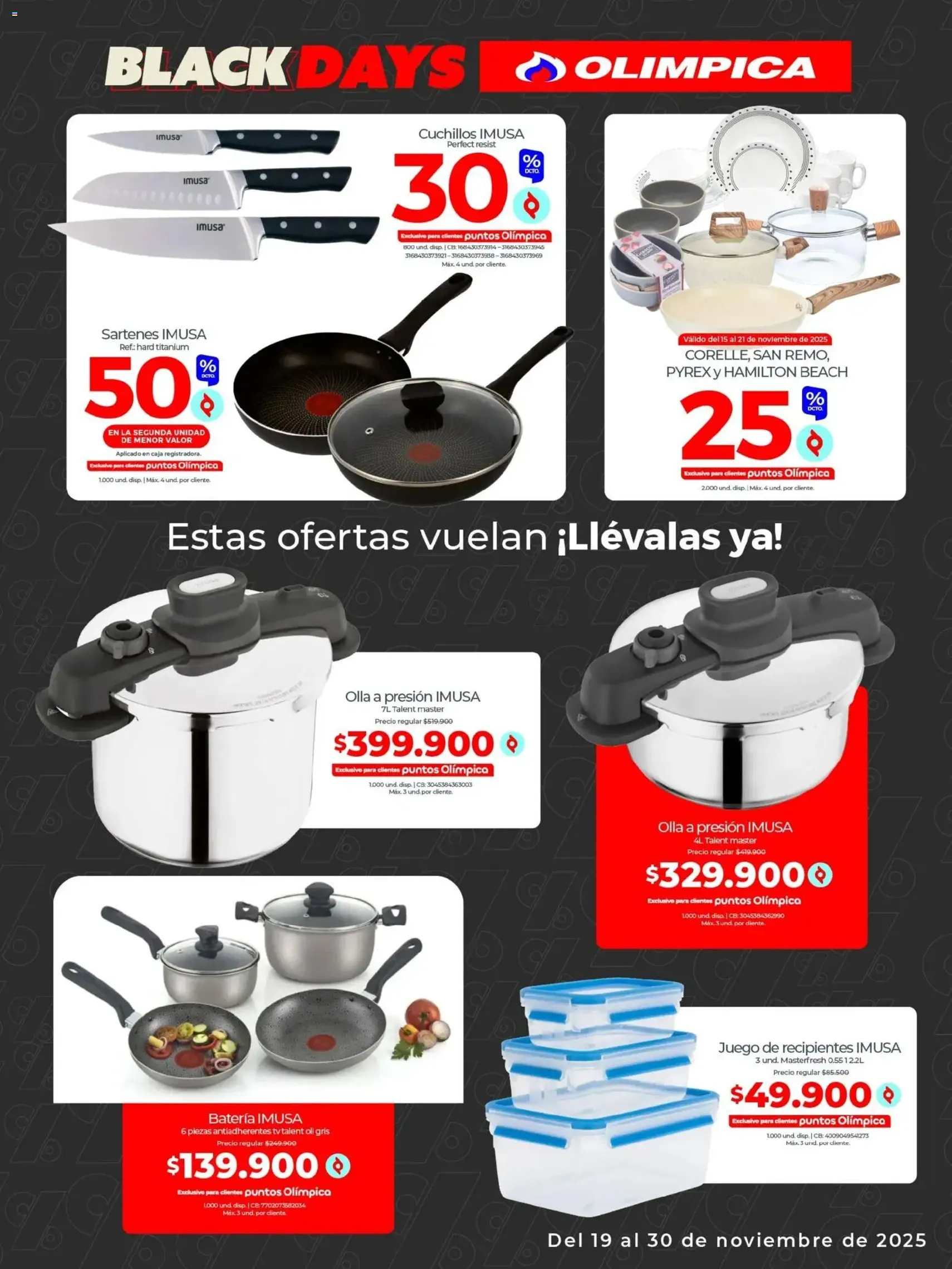 Olímpica - Black Friday - folleto válido desde 19/11/2025 página 22 de 31