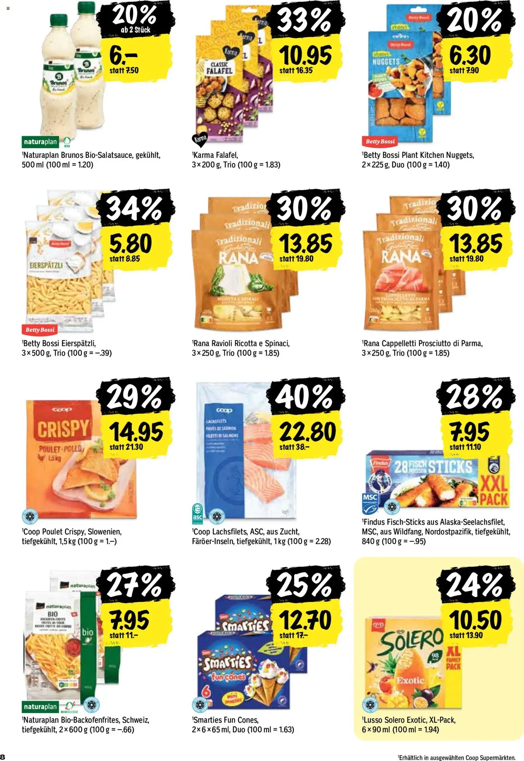 Coop aktionen - Gültiger Prospekt ab 30.07.2026, Seite 8 von insgesamt 24