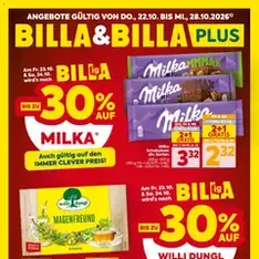 Billa Flugblatt - Prospekt Vorschau gültig ab 22.10.2026