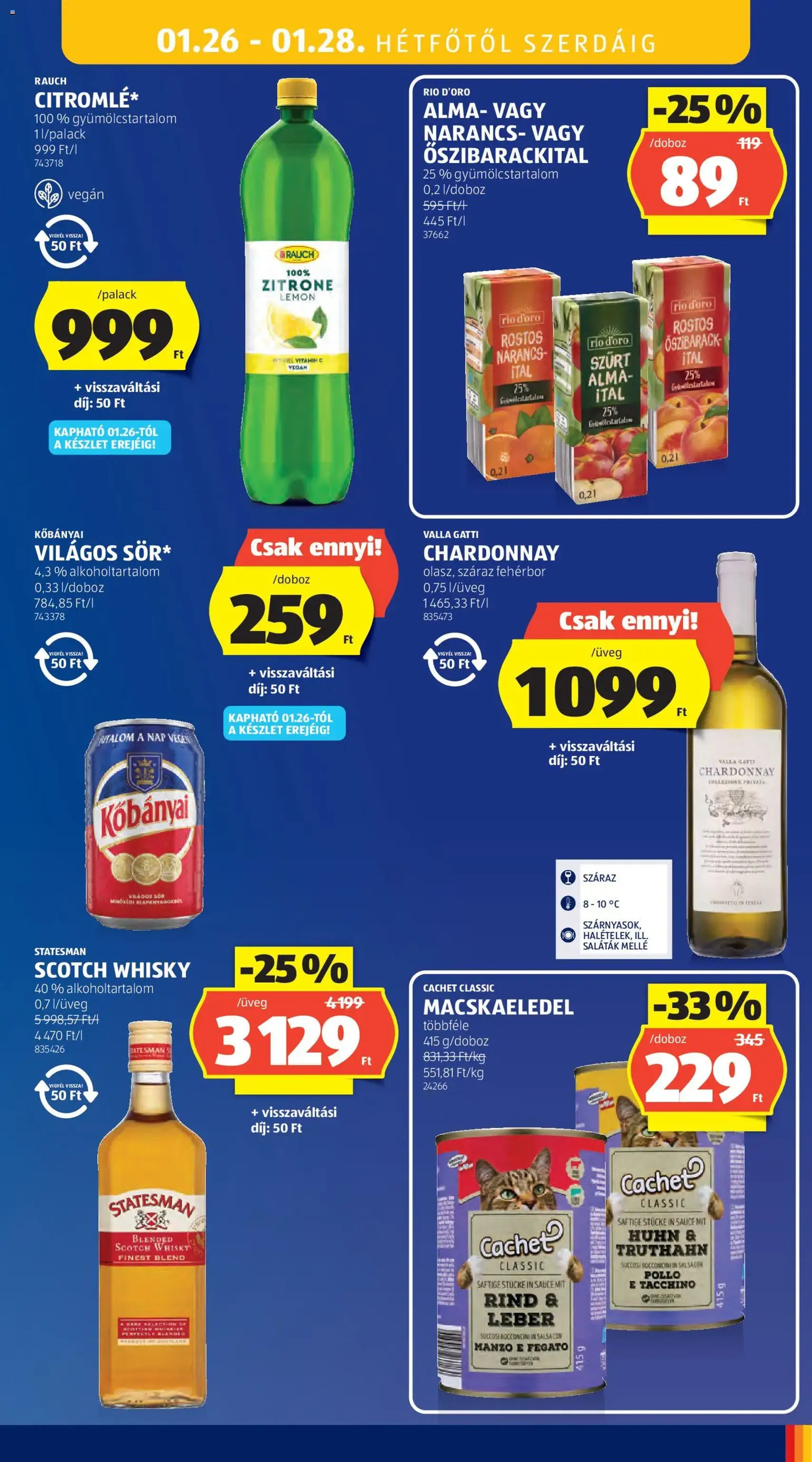 Aldi Akciós újság - 2026.01.22. érvényes szórólap 37 oldal 50 oldalból