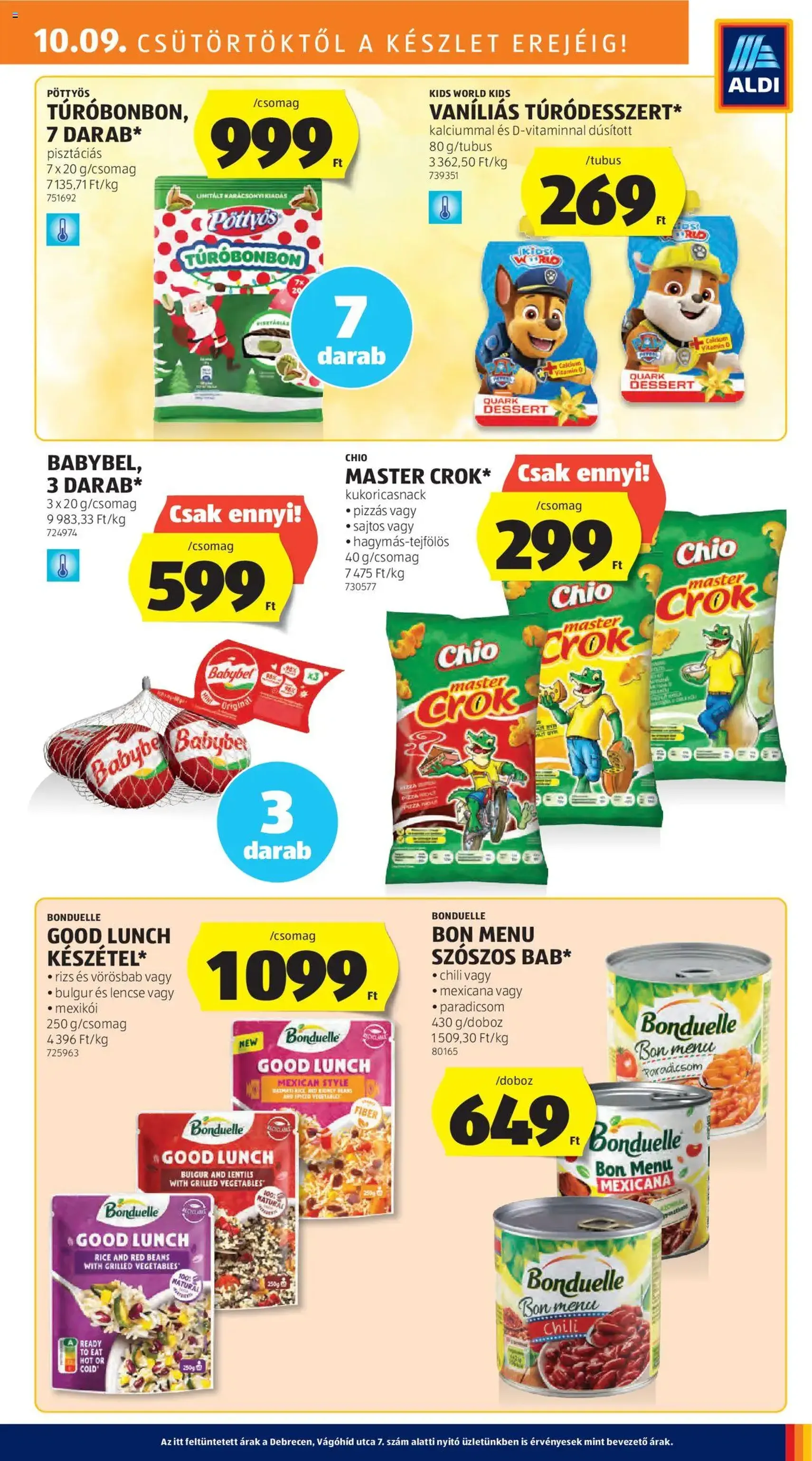 Aldi Akciós újság - 2025.10.09. érvényes szórólap 17 oldal 48 oldalból Aldi Akciós újság - 2025.10.09. érvényes szórólap 17 oldal 48 oldalból