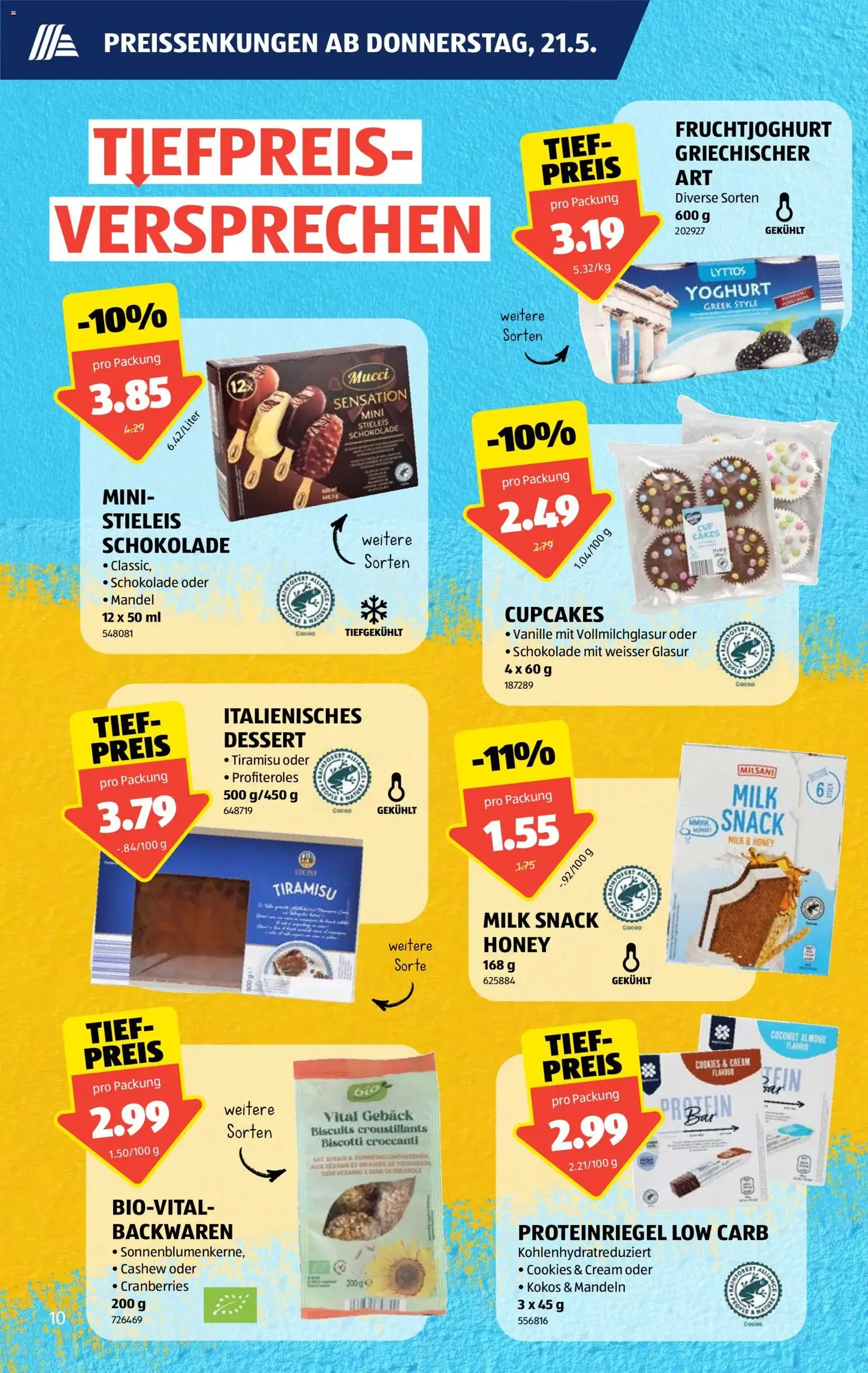Aldi aktionen - Gültiger Prospekt ab 21.05.2026, Seite 10 von insgesamt 39