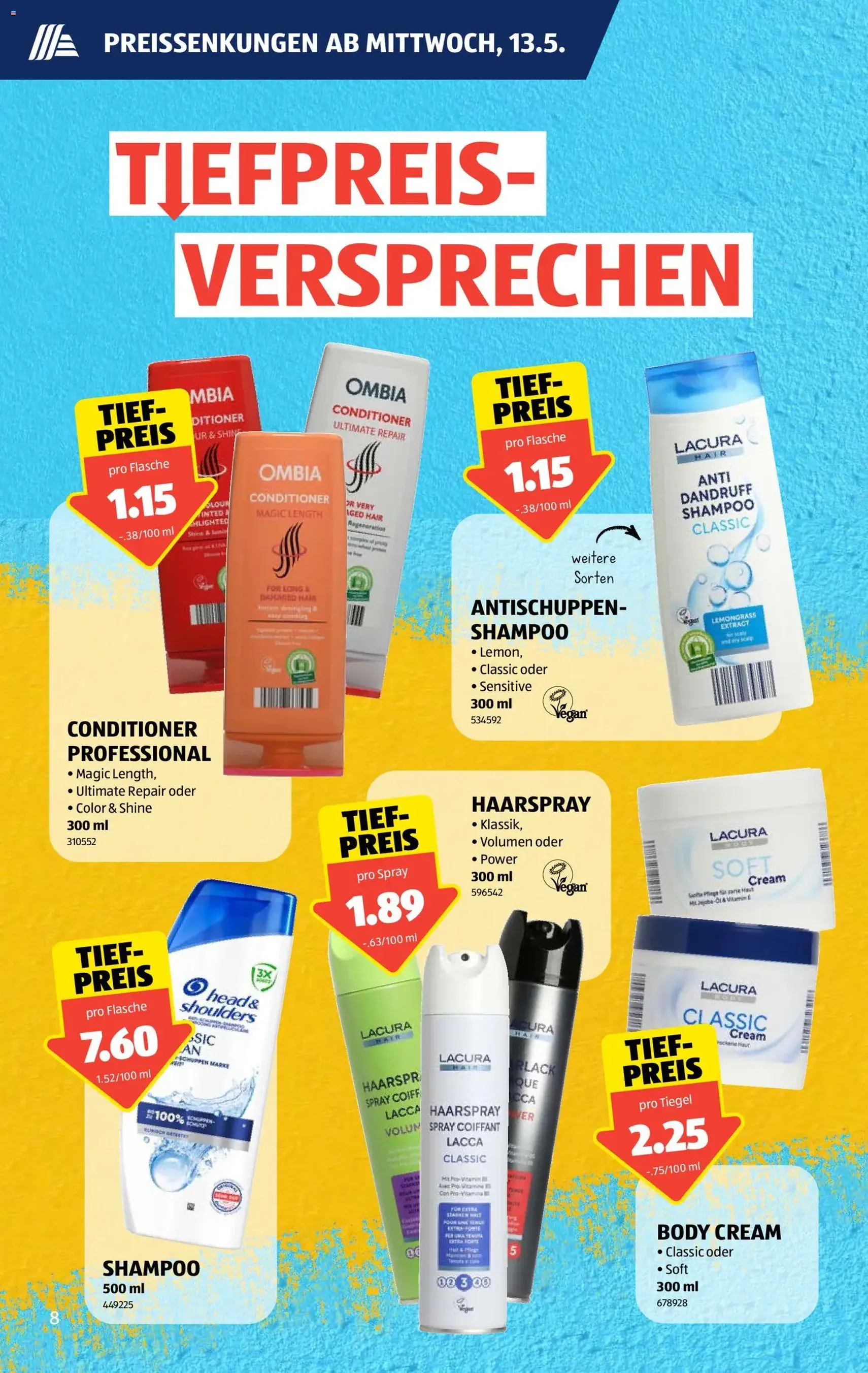 Aldi aktionen - Gültiger Prospekt ab 13.05.2026, Seite 8 von insgesamt 37