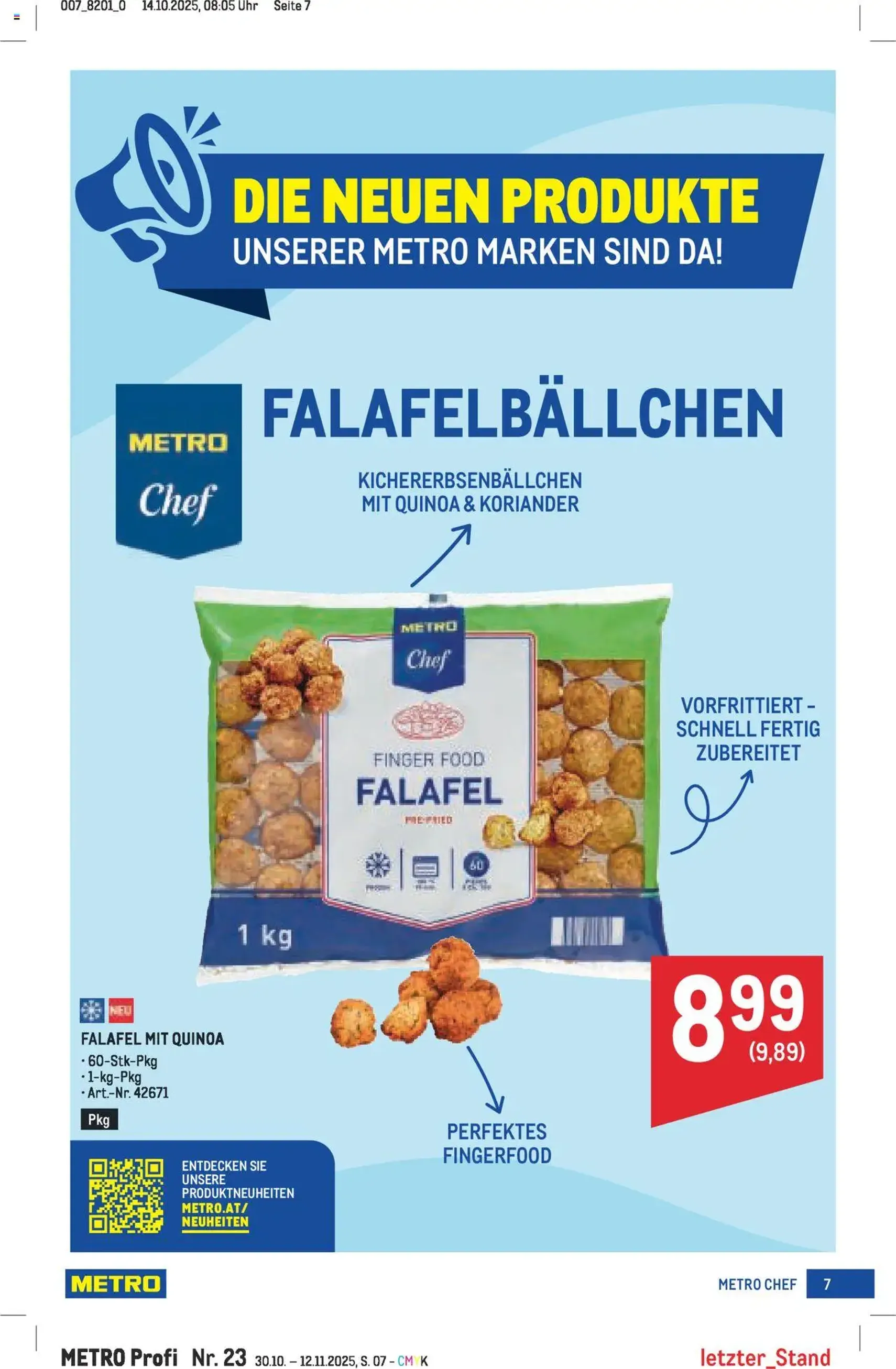 Metro angebote Profi - Gültiger Prospekt ab 30.10.2025, Seite 7 von insgesamt 64 Metro angebote Profi - Gültiger Prospekt ab 30.10.2025, Seite 7 von insgesamt 64